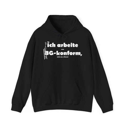 Ich arbeite BG-konform Hoodie