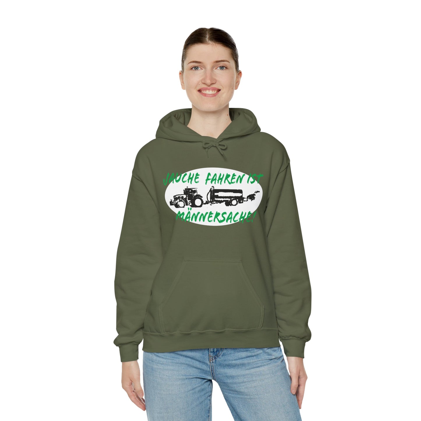 Jauche fahren ist Männersache Hoodie