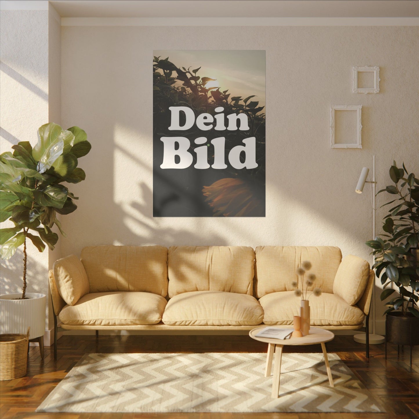 Leinwand mit eigenem Bild