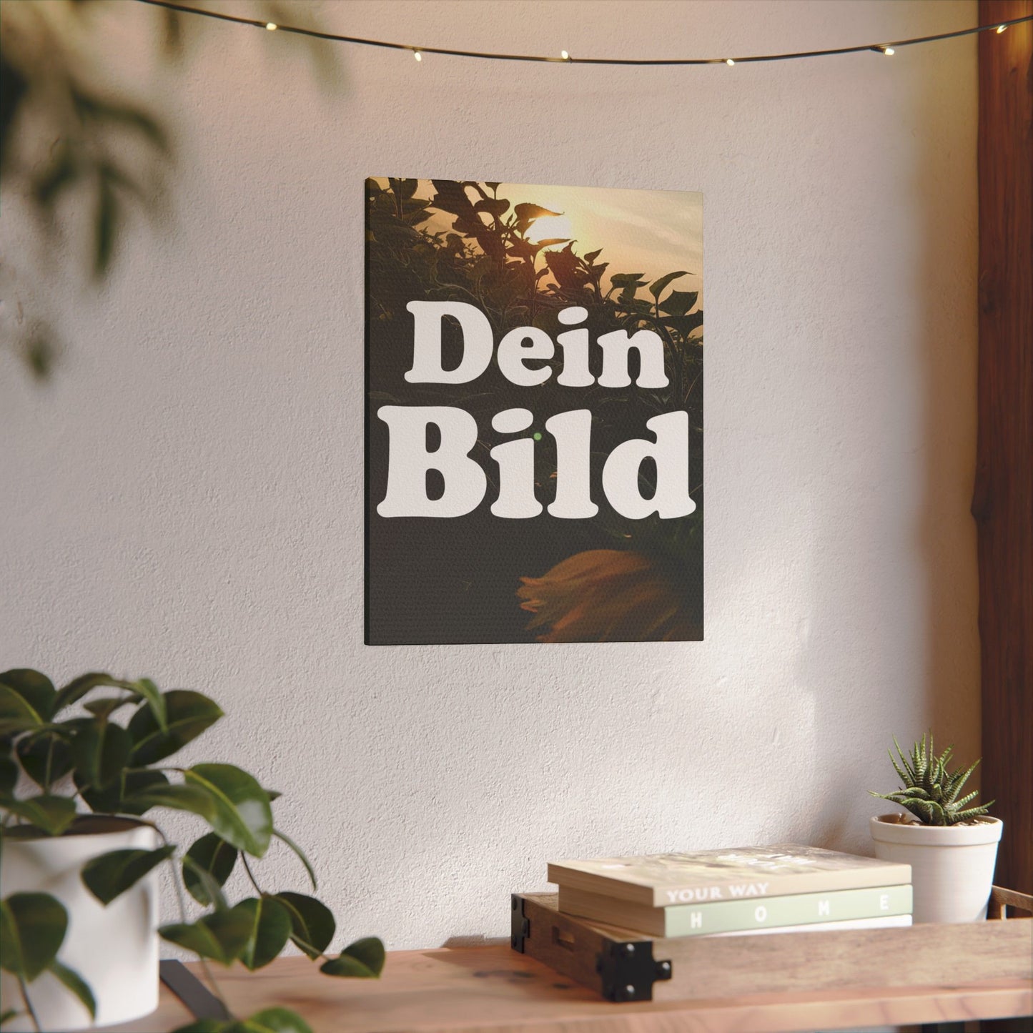 Leinwand mit eigenem Bild