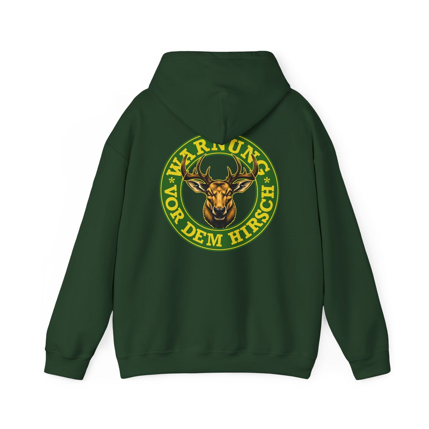 Warnung vor dem Hirsch - Backprint Hoodie
