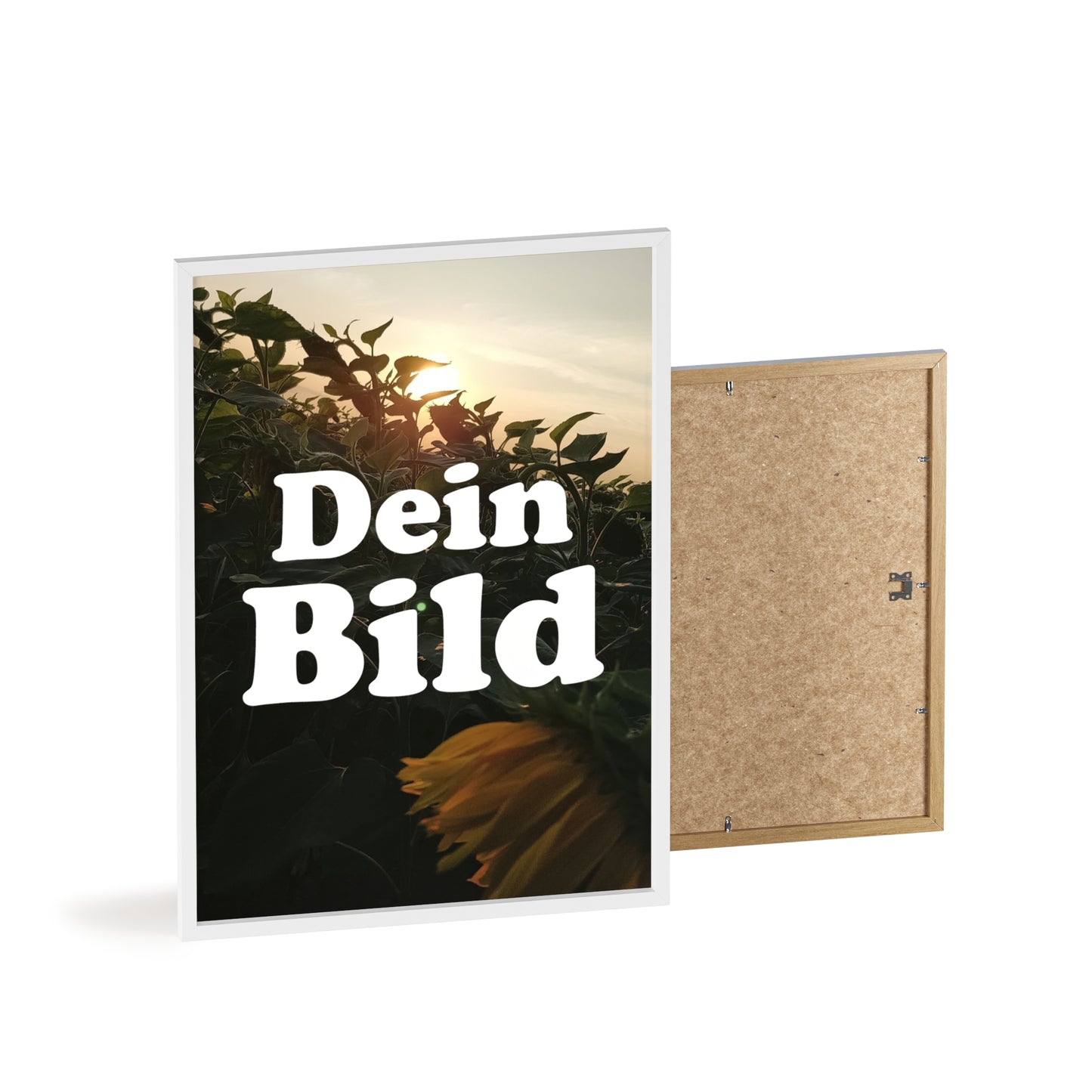 Personalisiertes Poster im Bilderrahmen