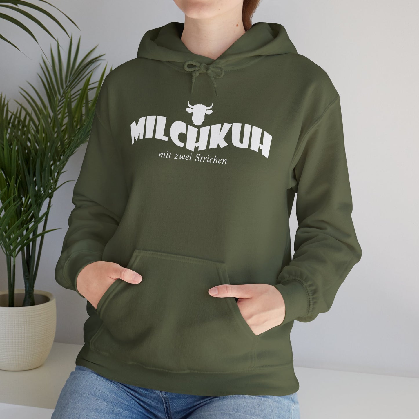Milchkuh mit 2 Strichen Hoodie