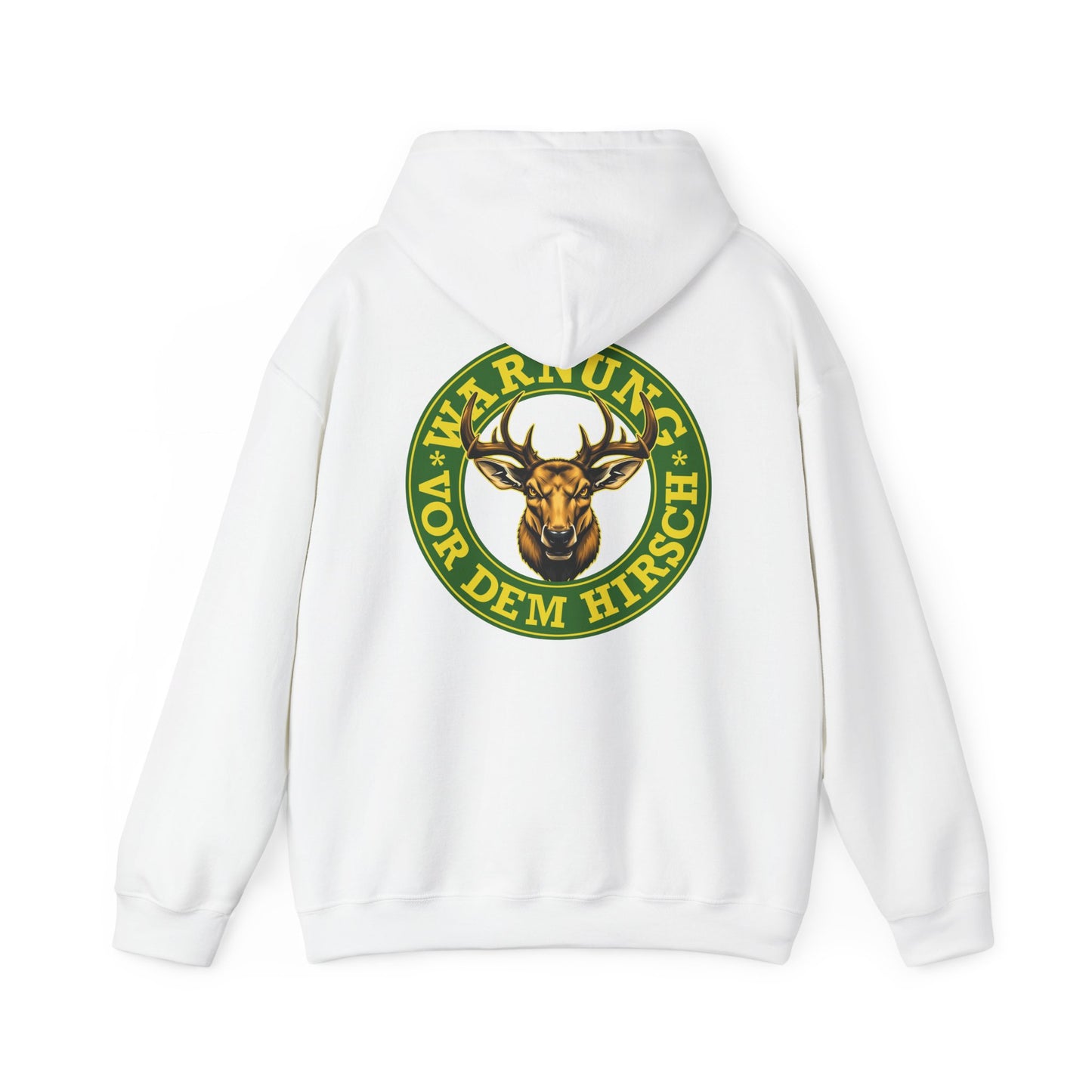 Warnung vor dem Hirsch - Backprint Hoodie