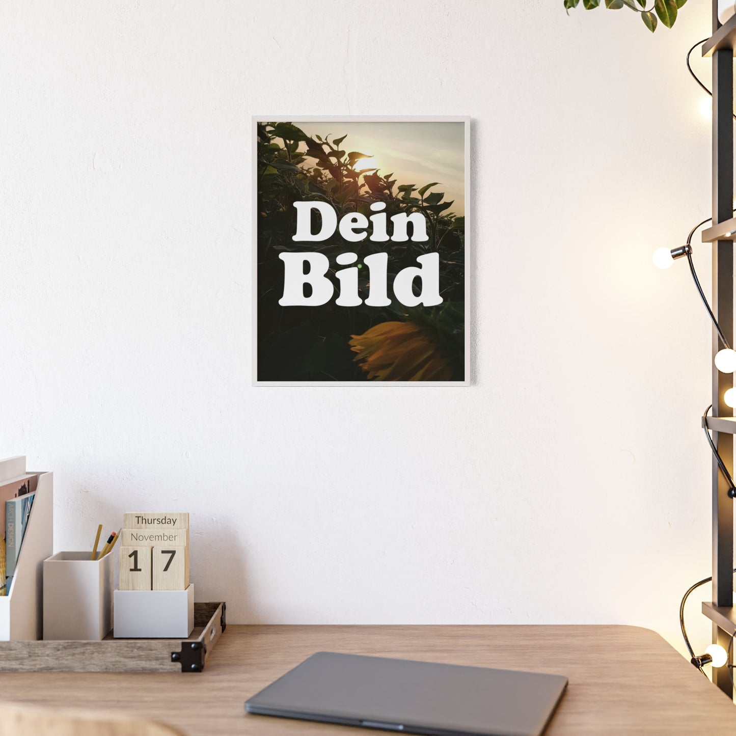 Personalisiertes Poster im Bilderrahmen