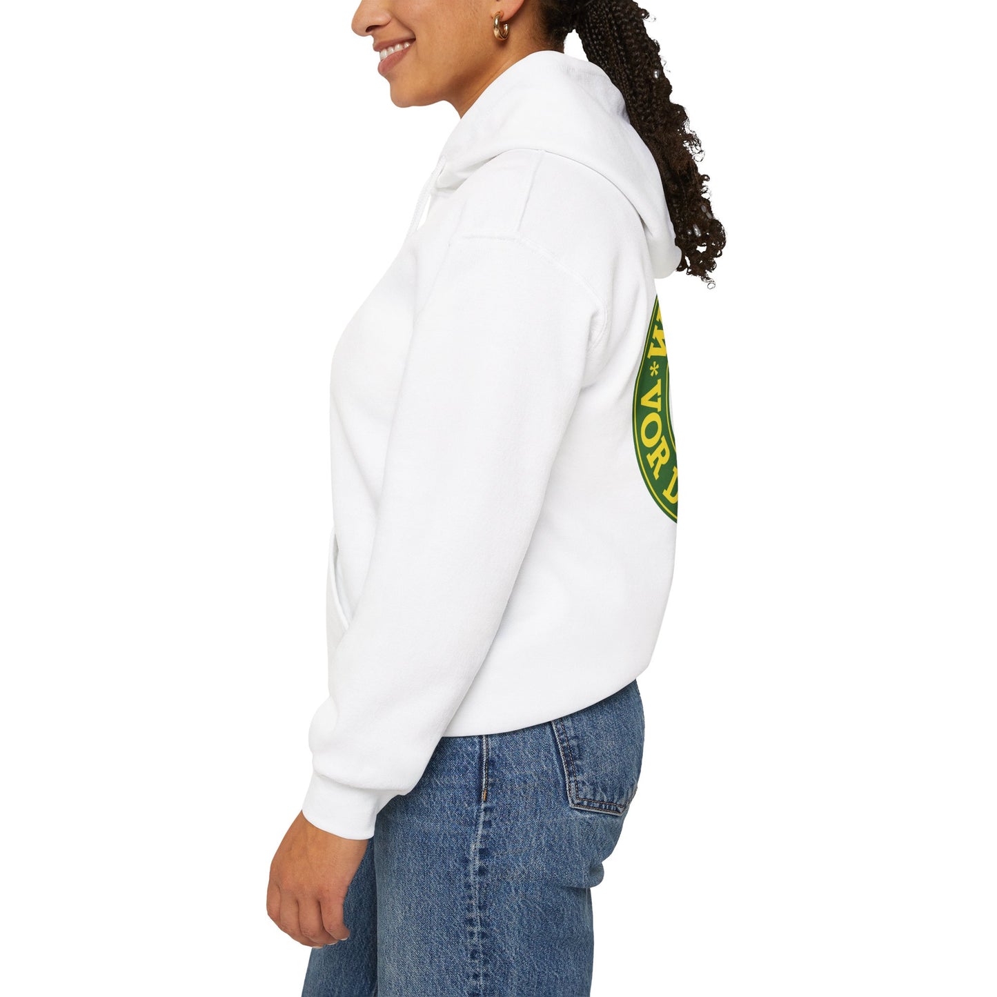 Warnung vor dem Hirsch - Backprint Hoodie