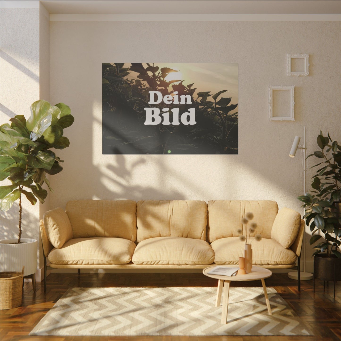Leinwand mit eigenem Bild