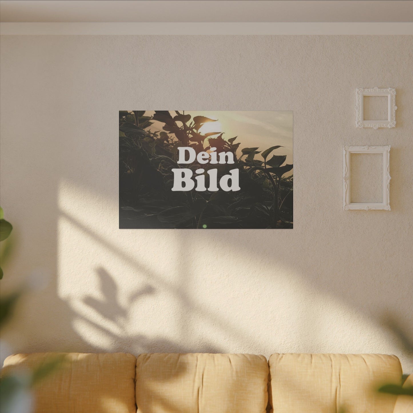 Leinwand mit eigenem Bild
