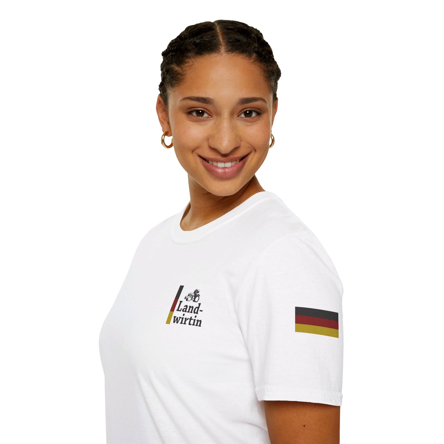 Deutsche Landwirtin T-shirt | Arbeitskleidung für deutsche Landwirtinnen