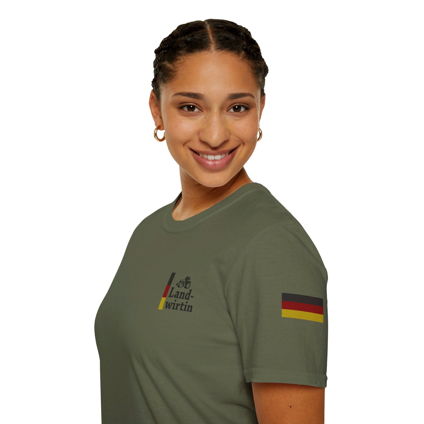 Deutsche Landwirtin T-shirt | Arbeitskleidung für deutsche Landwirtinnen