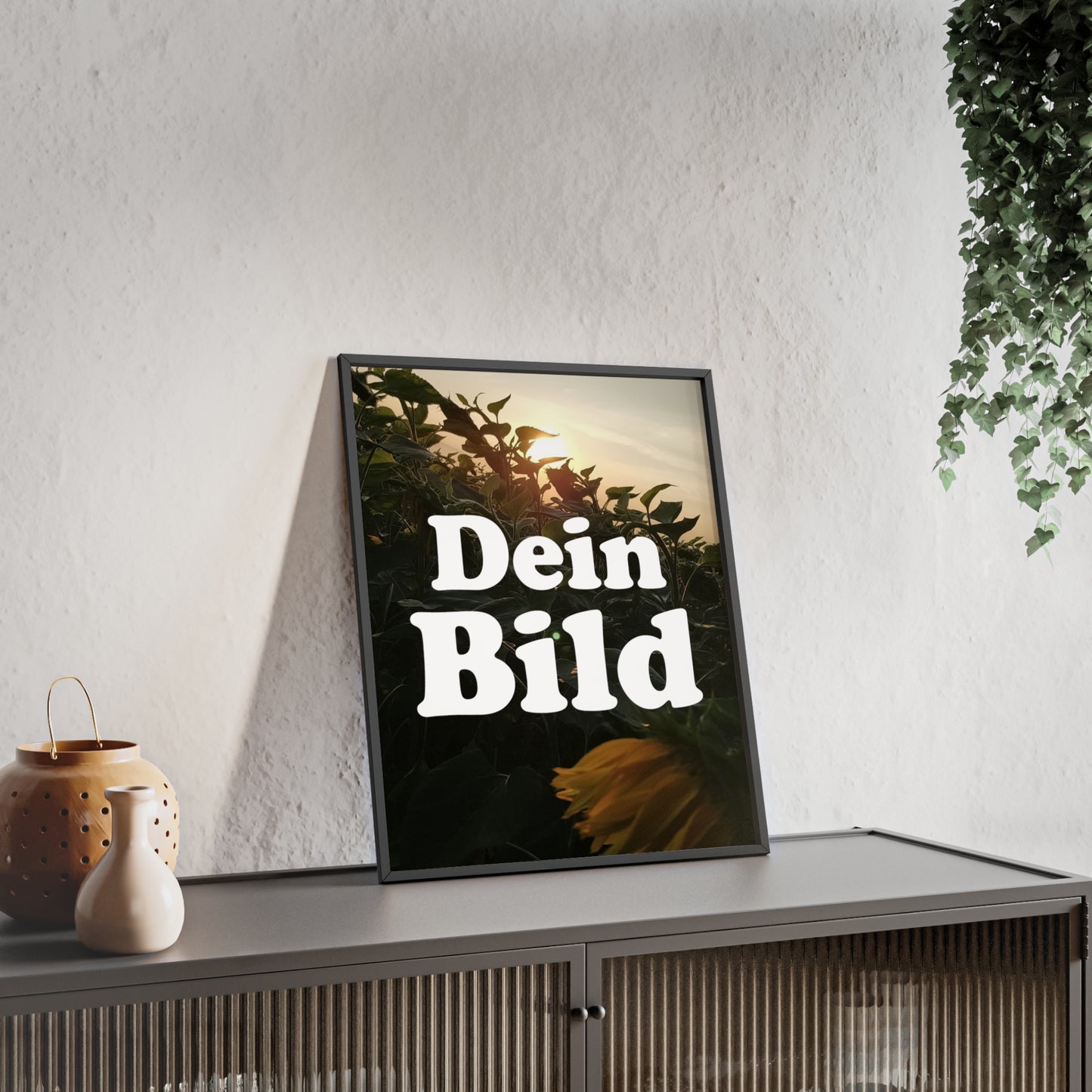 Personalisiertes Poster im Bilderrahmen