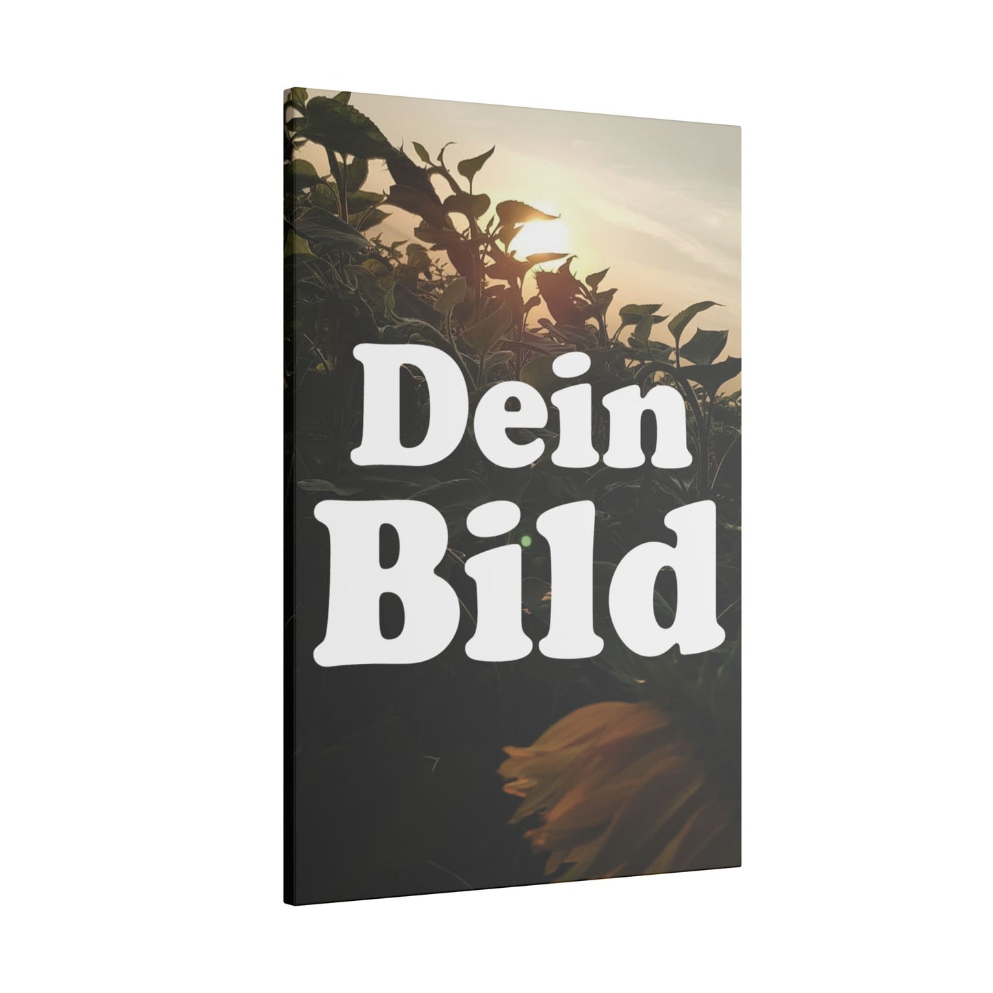 Leinwand mit eigenem Bild