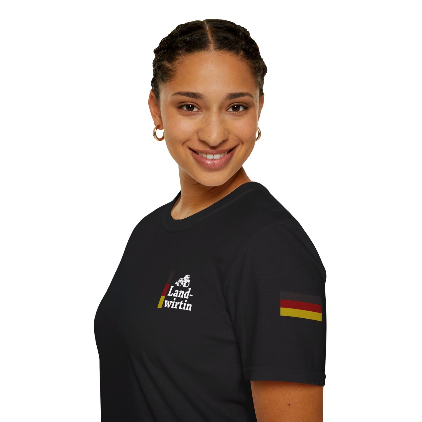 Deutsche Landwirtin T-shirt | Arbeitskleidung für deutsche Landwirtinnen