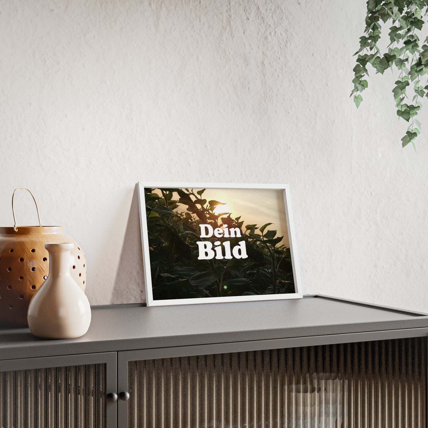 Personalisiertes Poster im Bilderrahmen