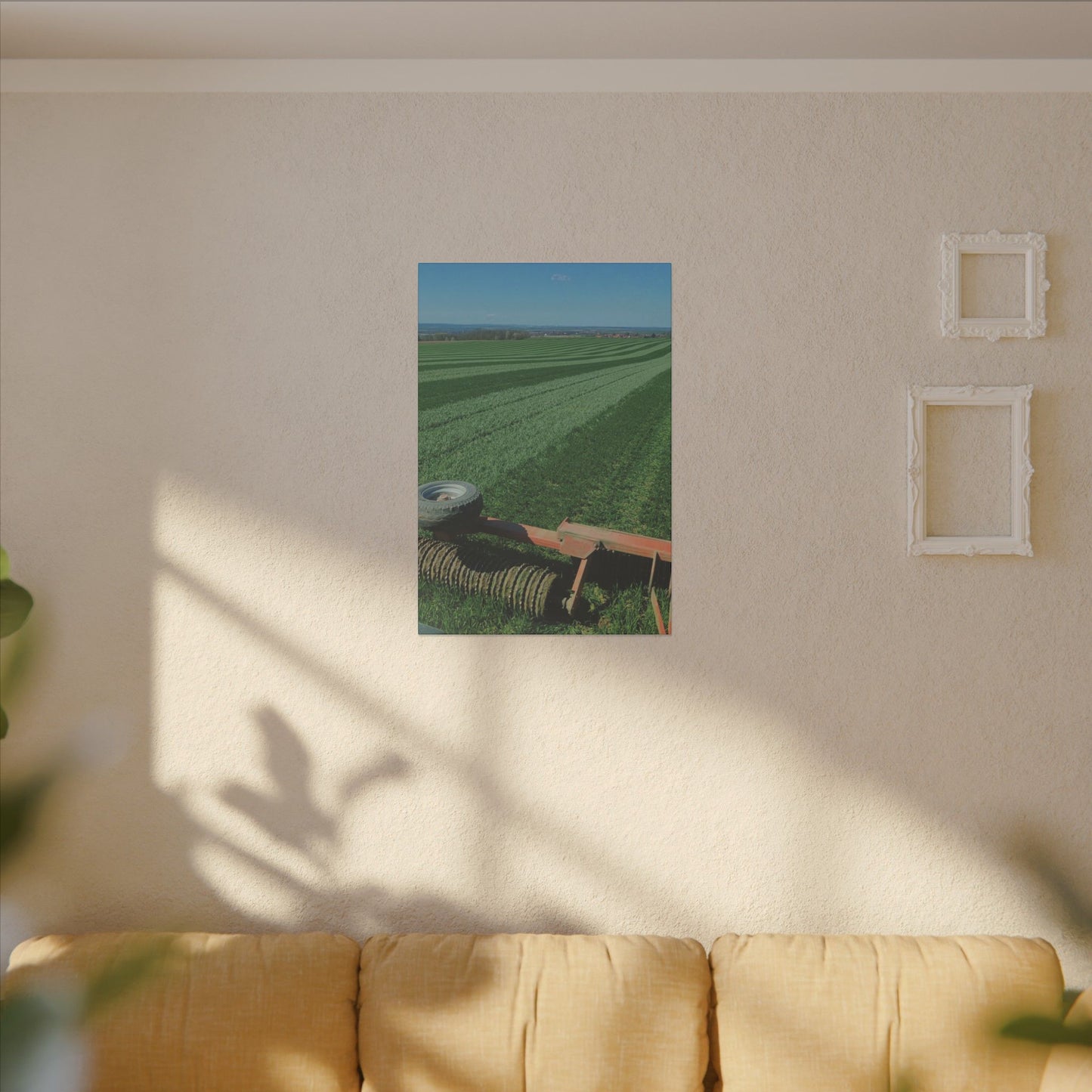 Leinwand 'Getreideacker walzen'