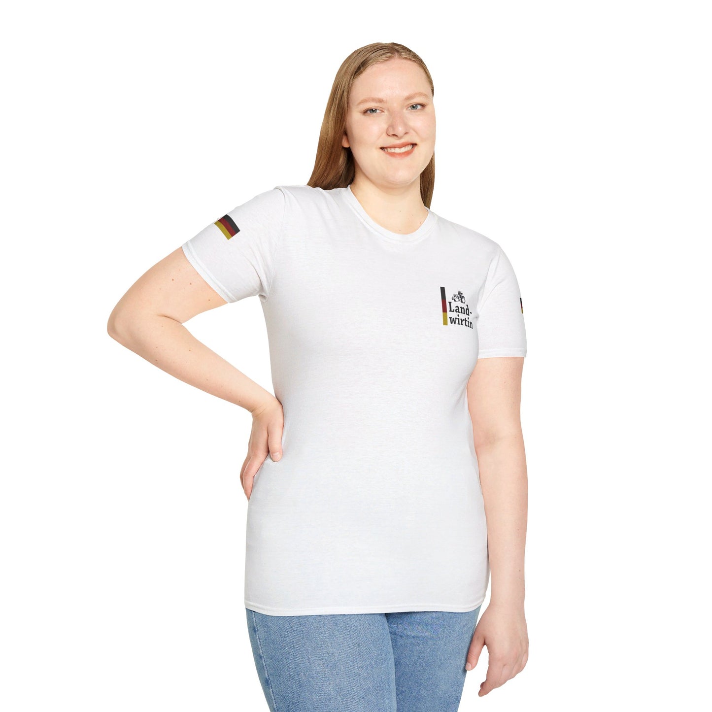 Deutsche Landwirtin T-shirt | Arbeitskleidung für deutsche Landwirtinnen