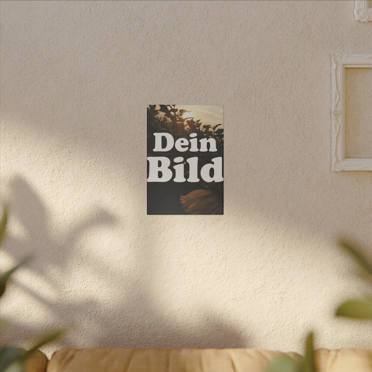 Leinwand mit eigenem Bild