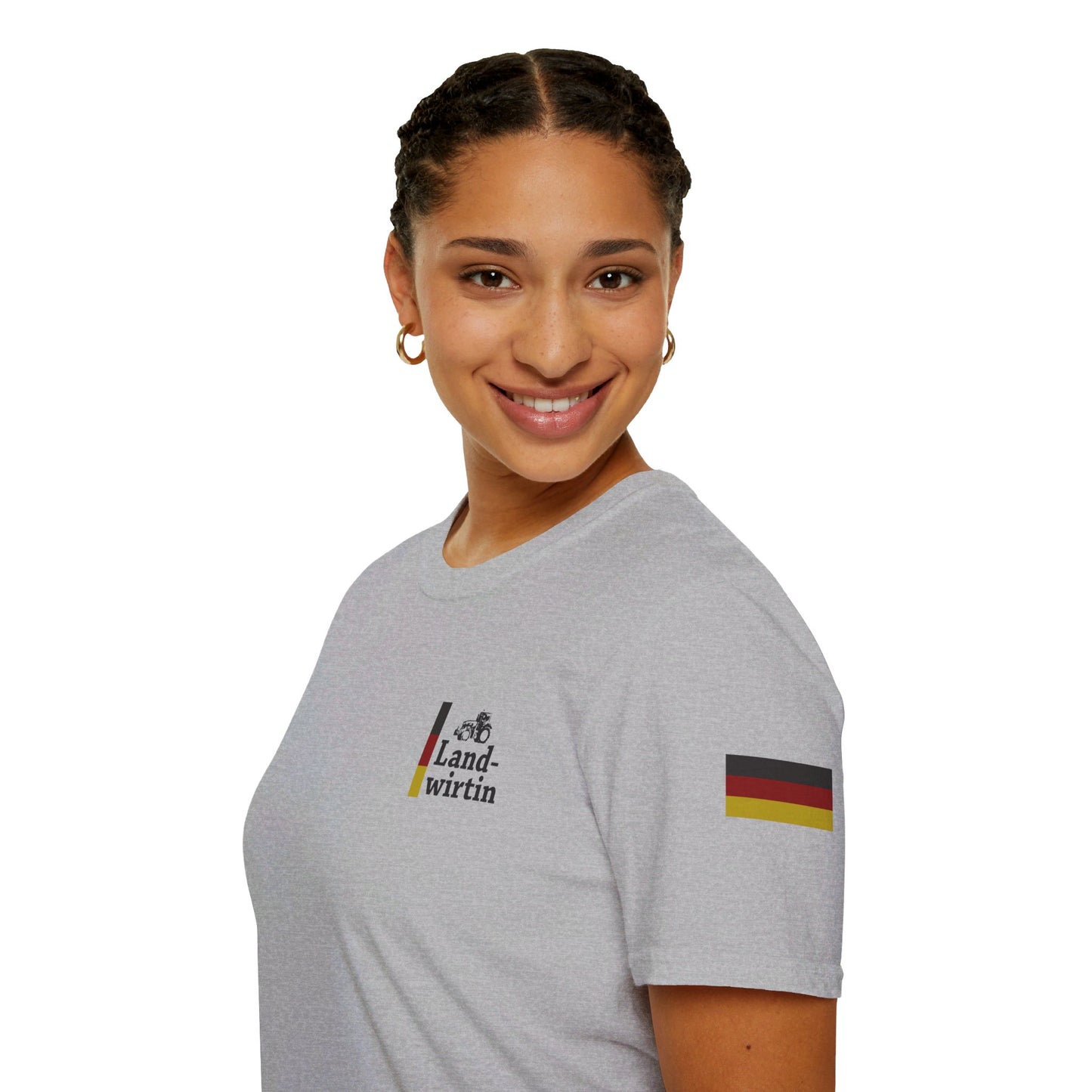 Deutsche Landwirtin T-shirt | Arbeitskleidung für deutsche Landwirtinnen