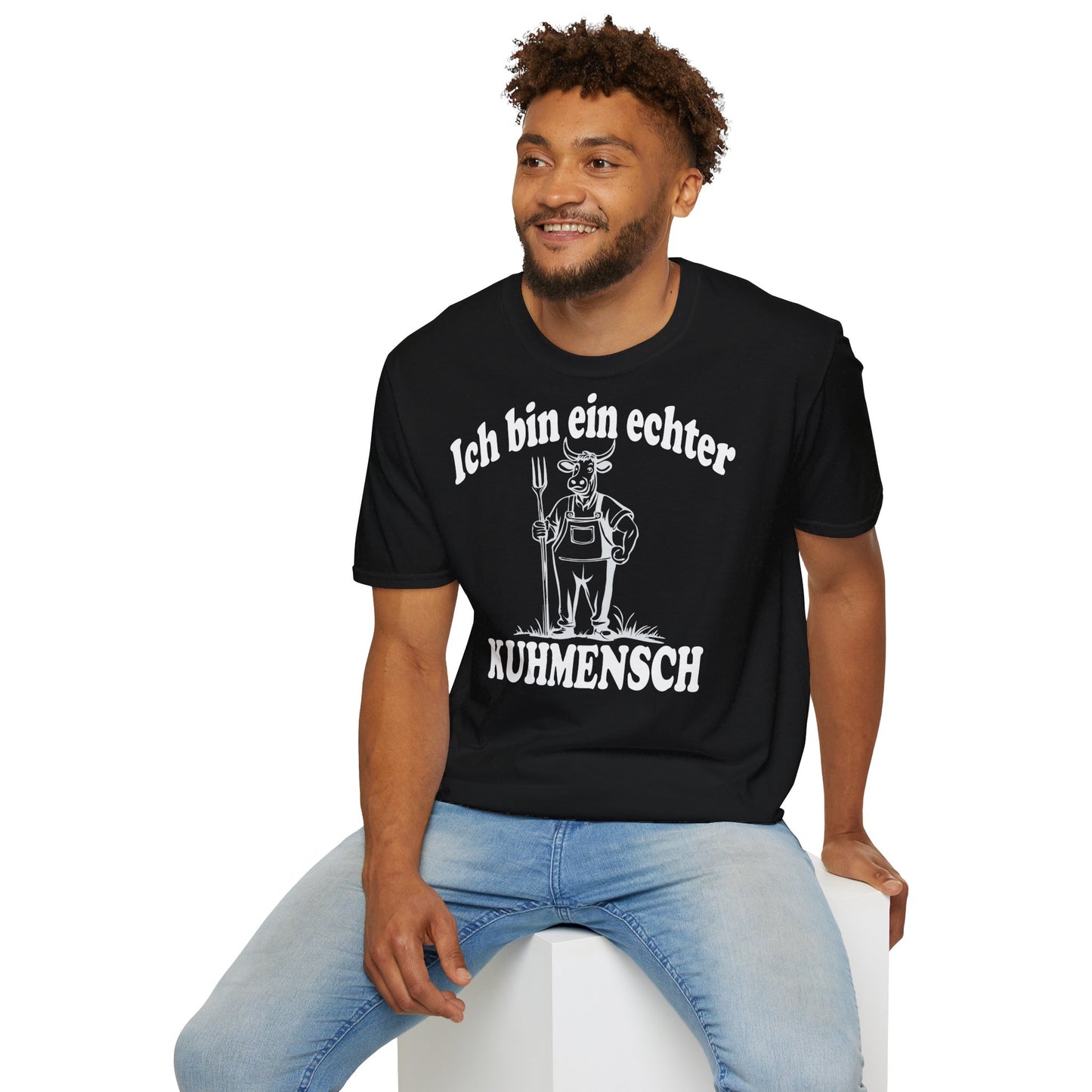 Ich bin ein echter Kuhmensch T-shirt
