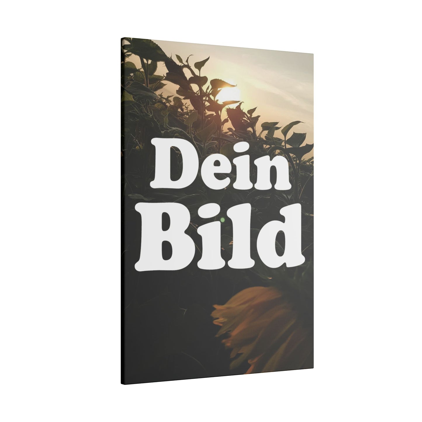 Leinwand mit eigenem Bild