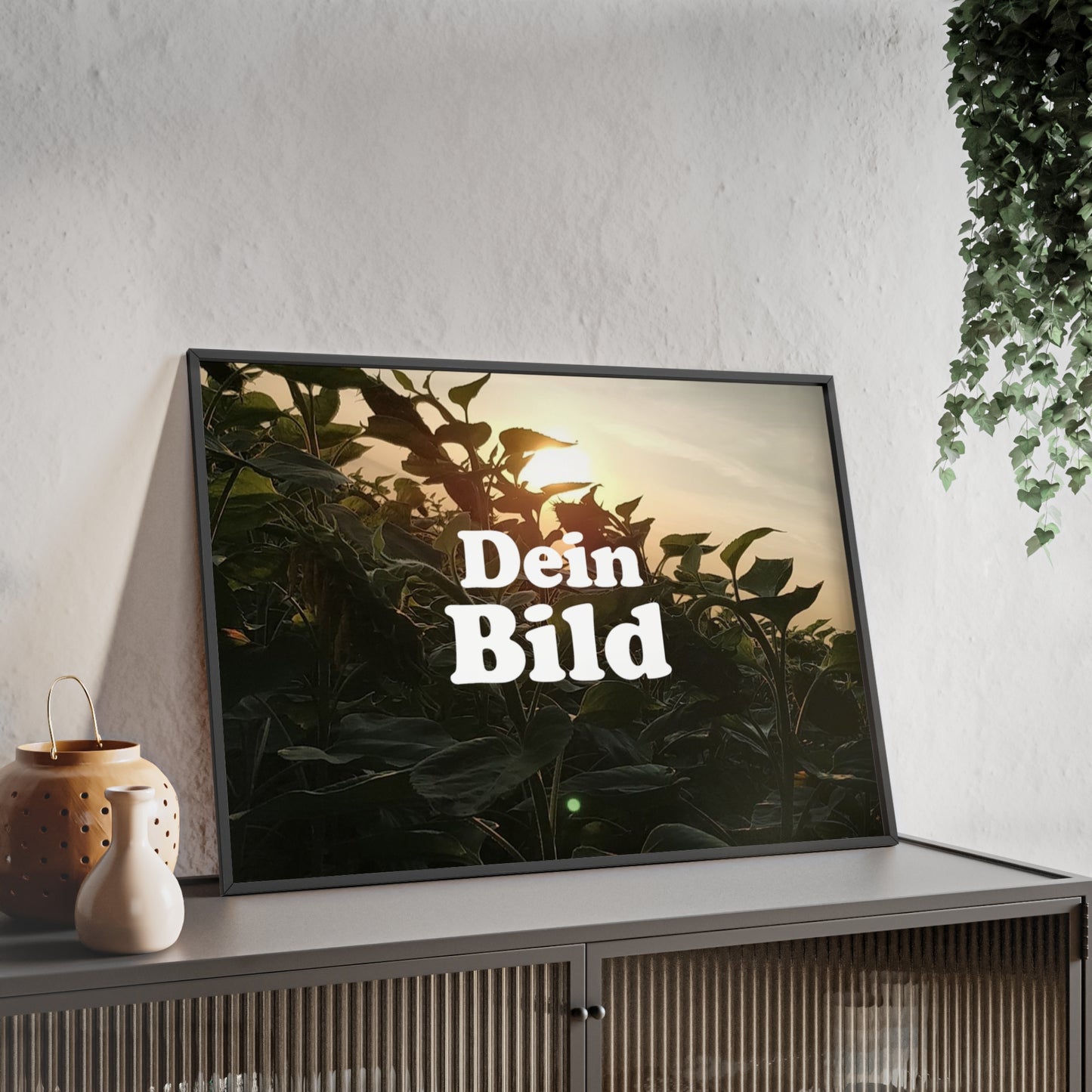 Personalisiertes Poster im Bilderrahmen