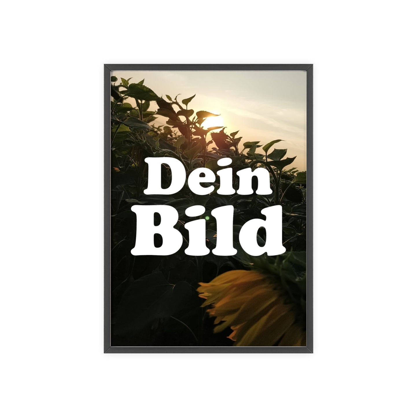 Personalisiertes Poster im Bilderrahmen