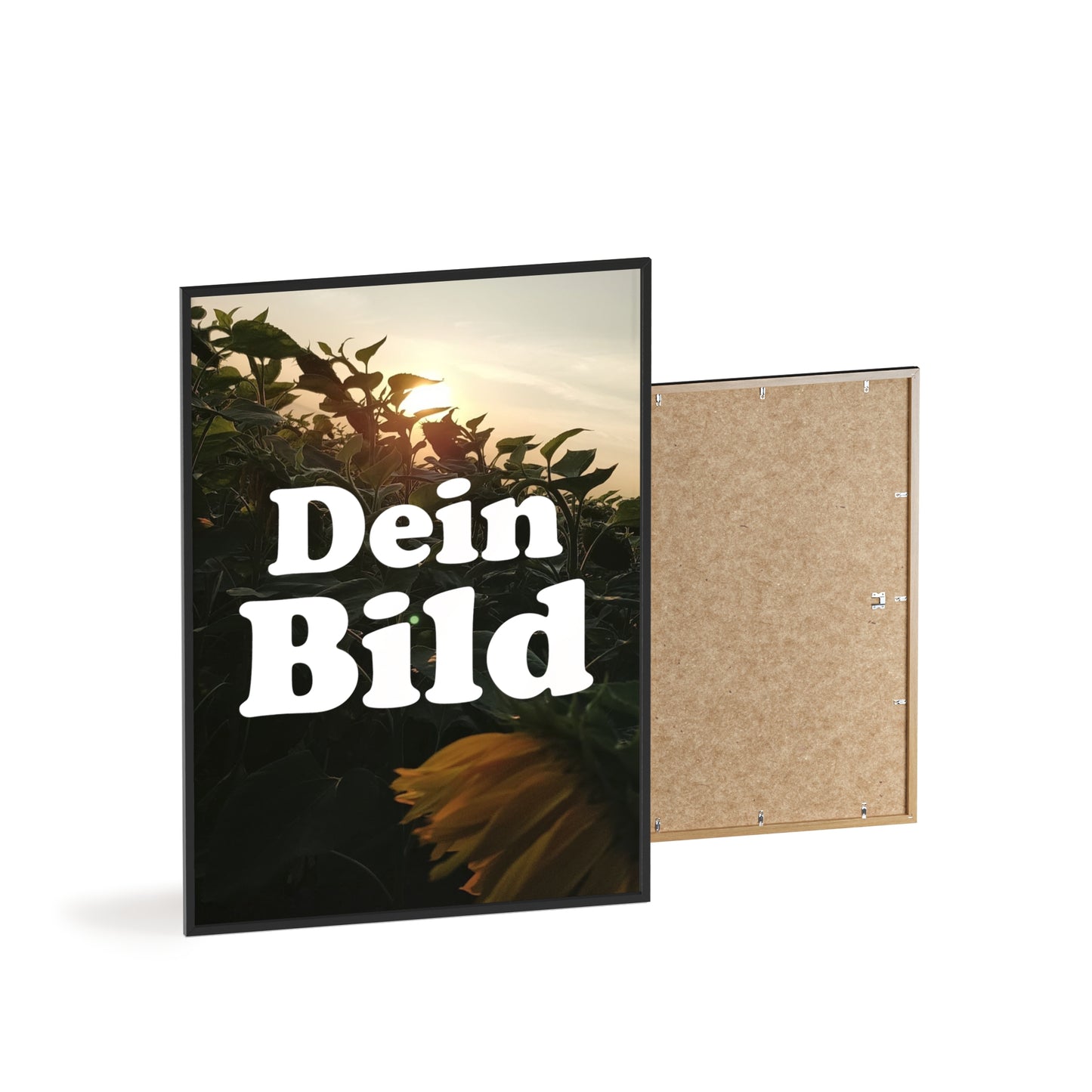 Personalisiertes Poster im Bilderrahmen