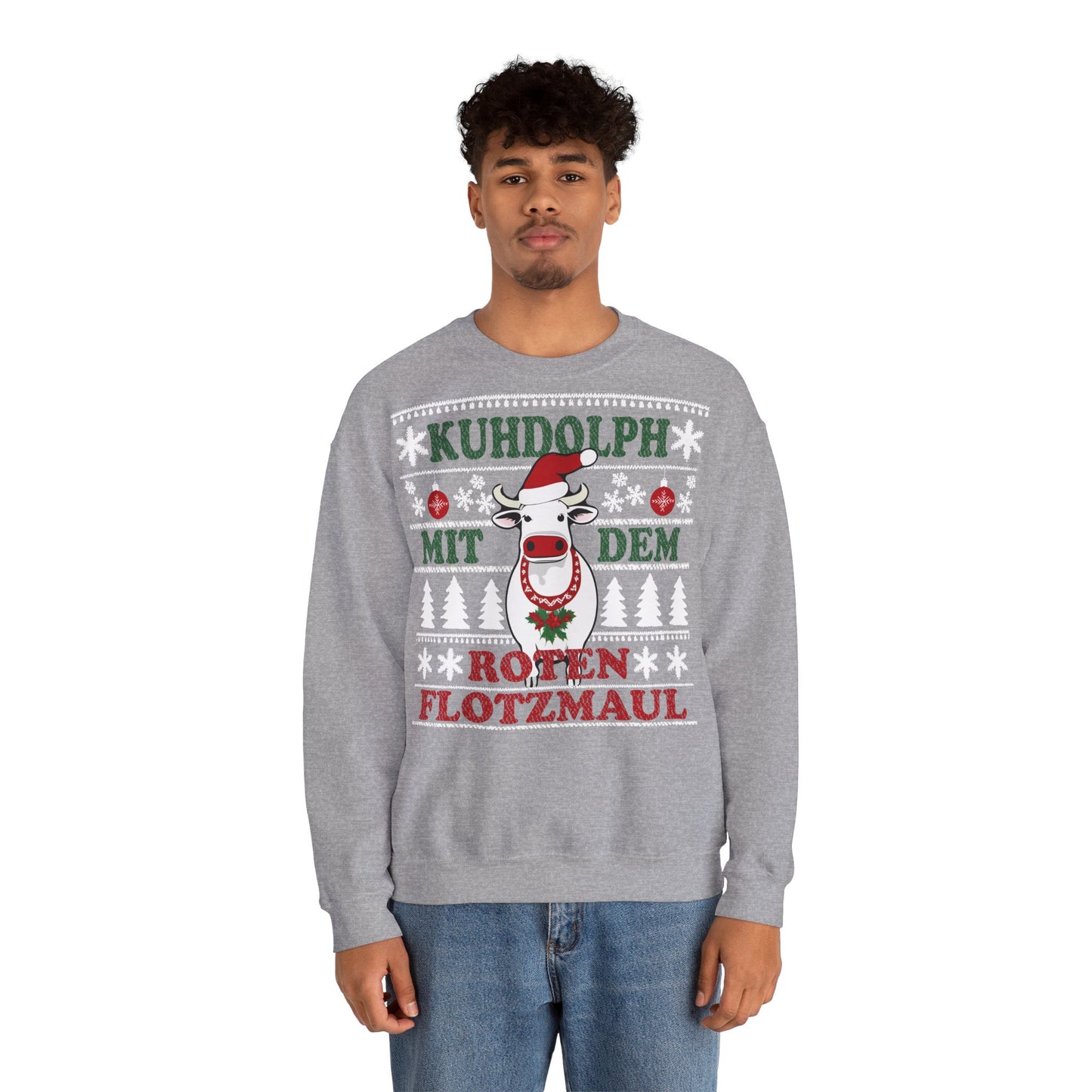 "Kuhdolph" Ugly Christmas Sweater