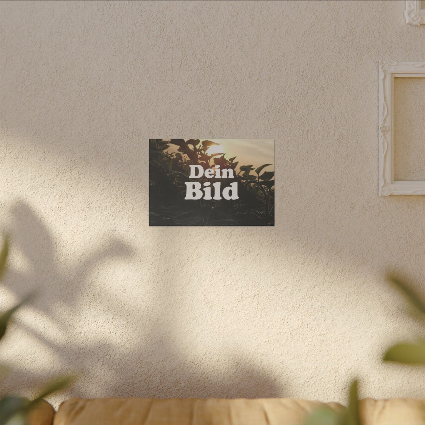 Leinwand mit eigenem Bild