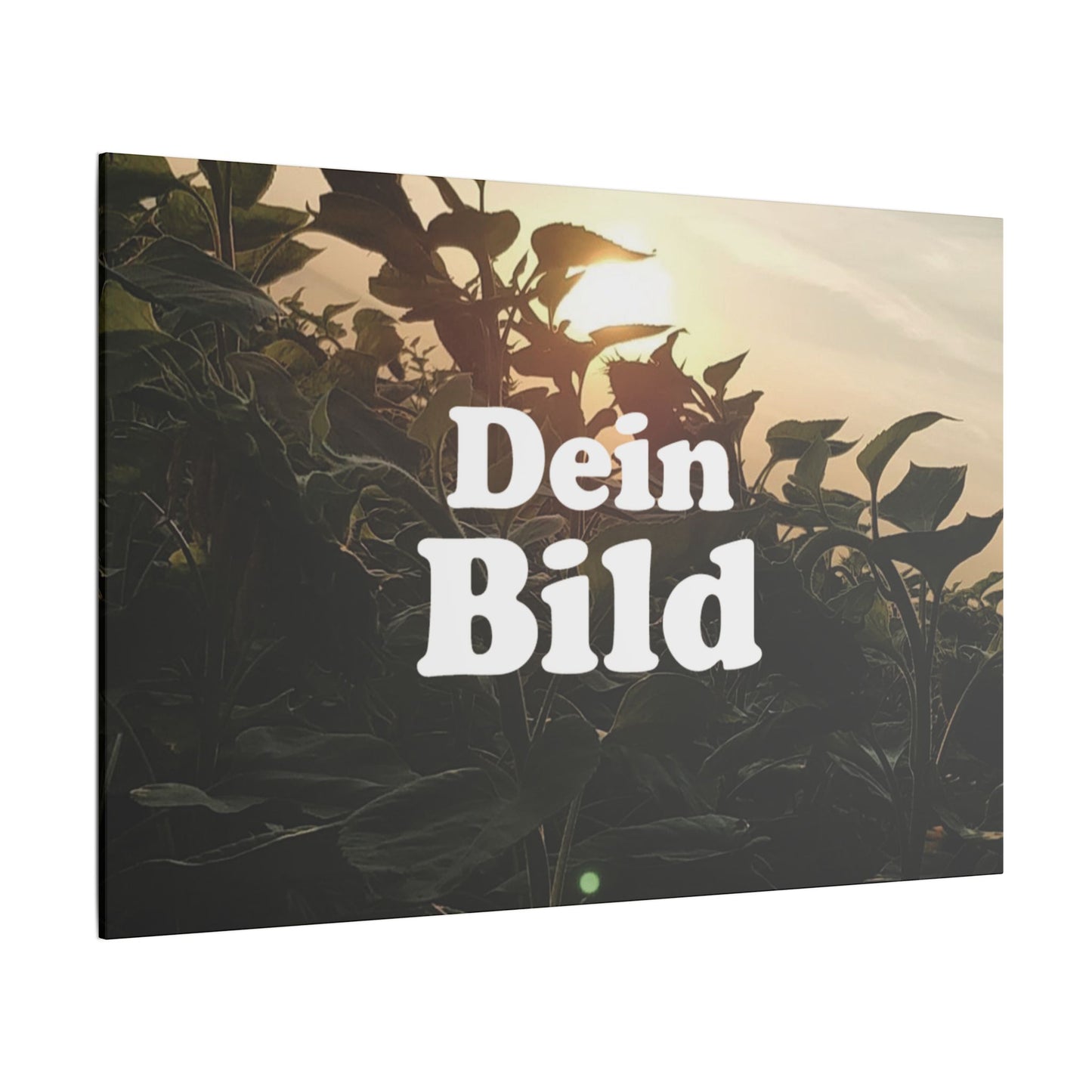 Leinwand mit eigenem Bild