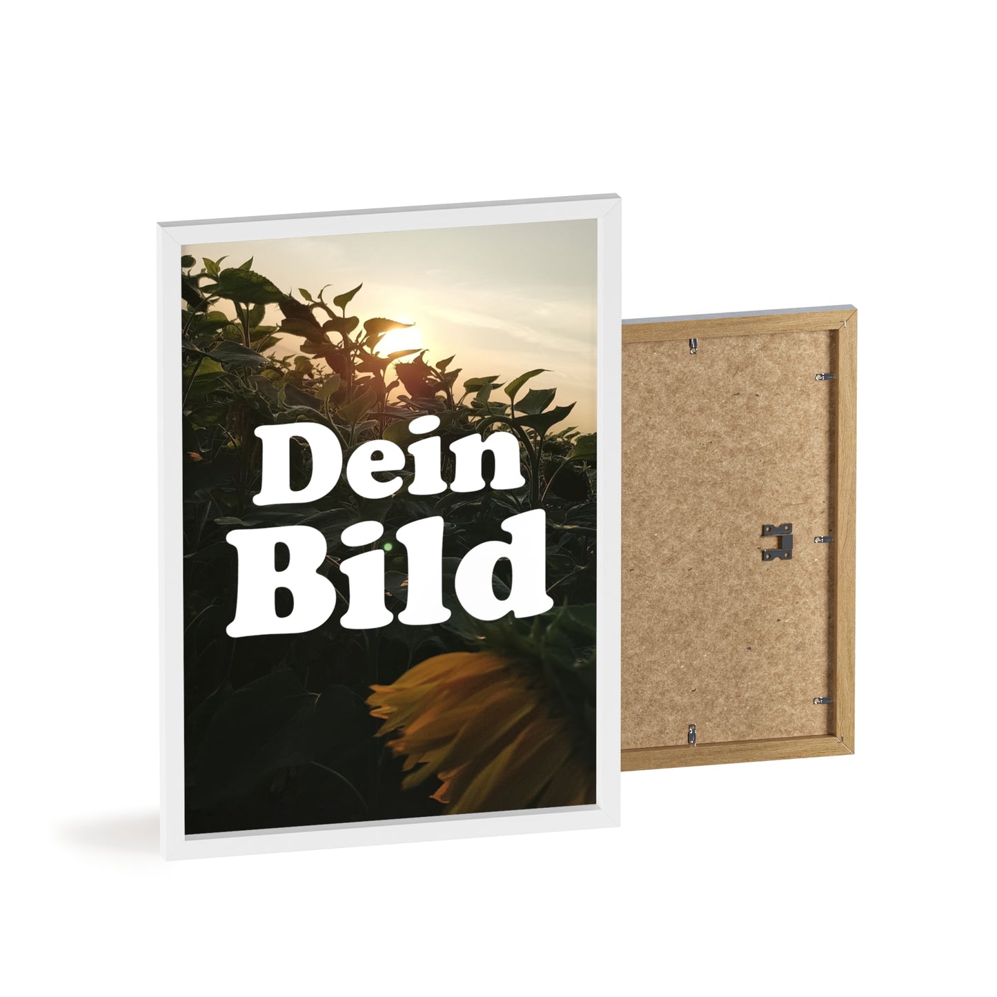 Personalisiertes Poster im Bilderrahmen