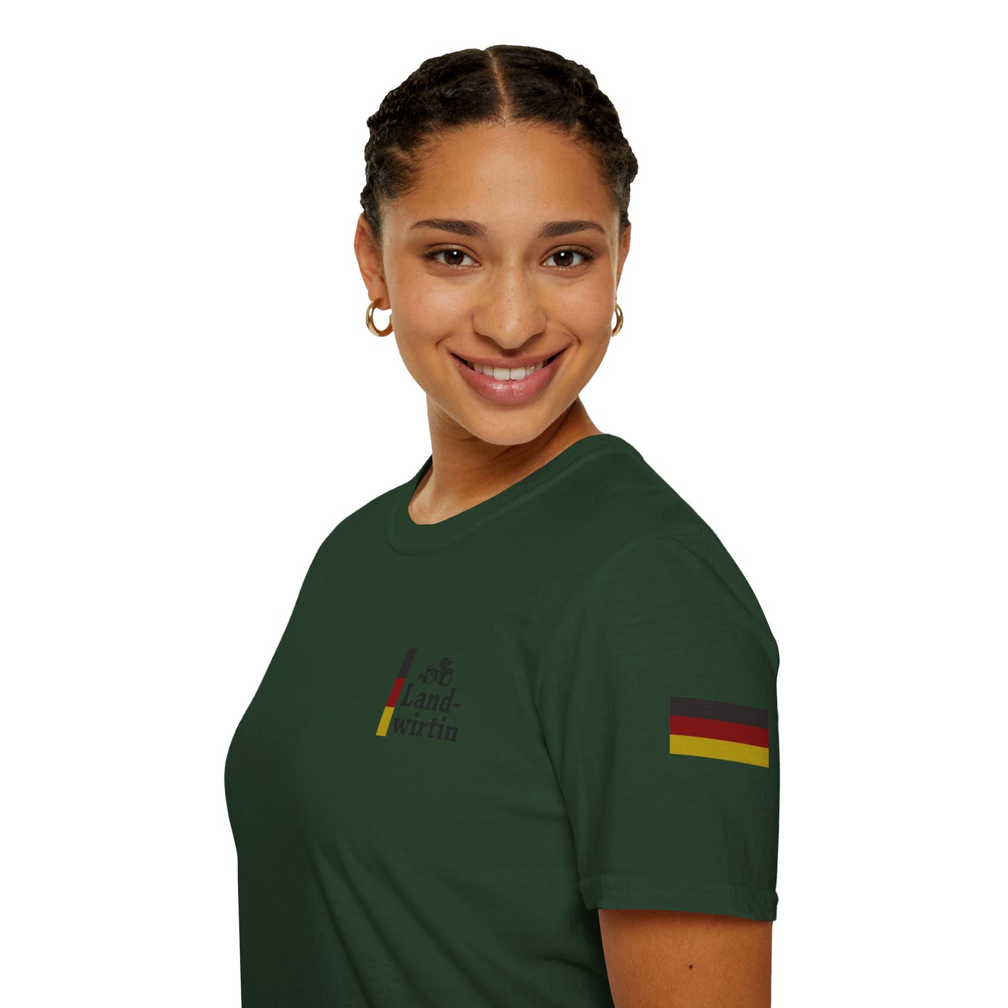Deutsche Landwirtin T-shirt | Arbeitskleidung für deutsche Landwirtinnen