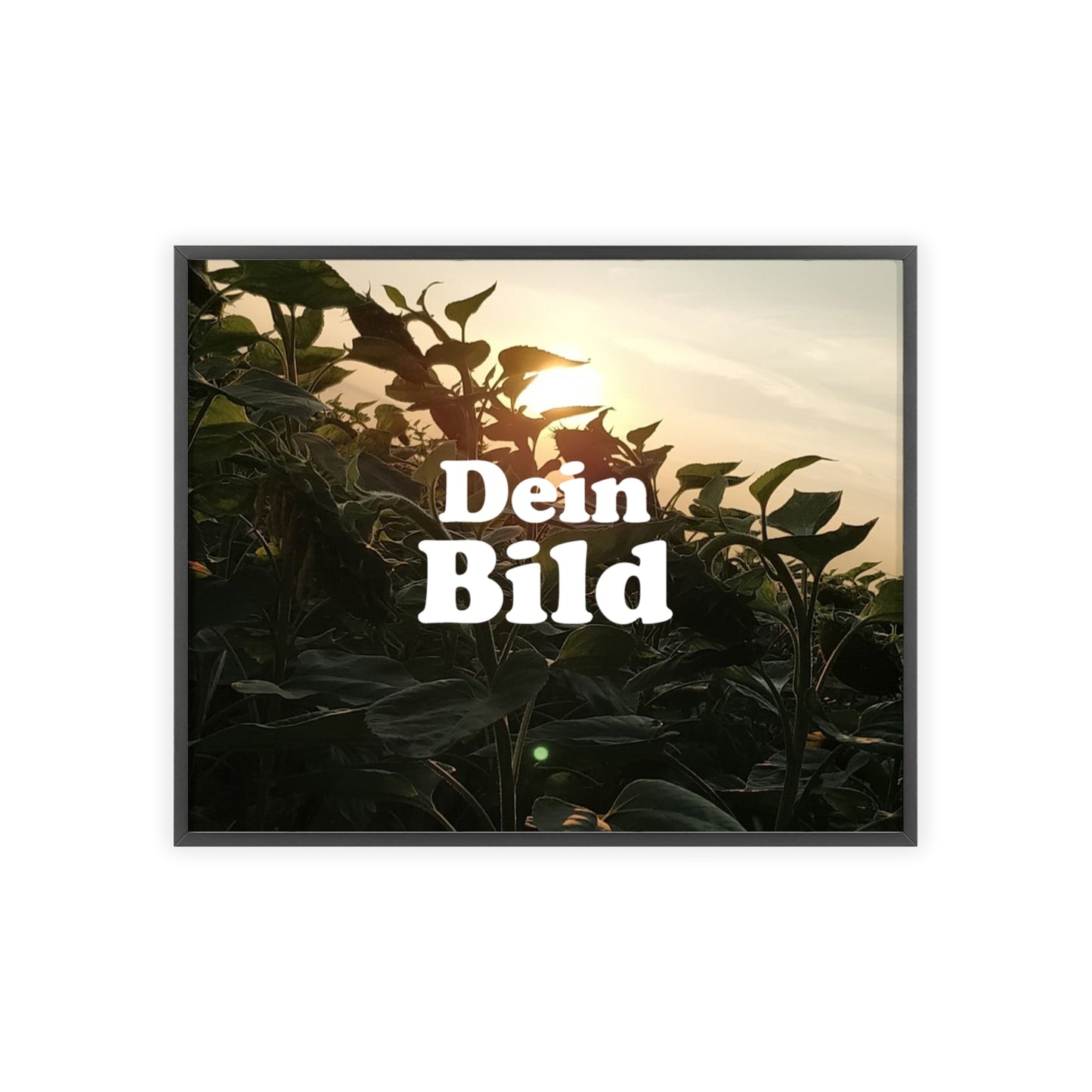 Personalisiertes Poster im Bilderrahmen