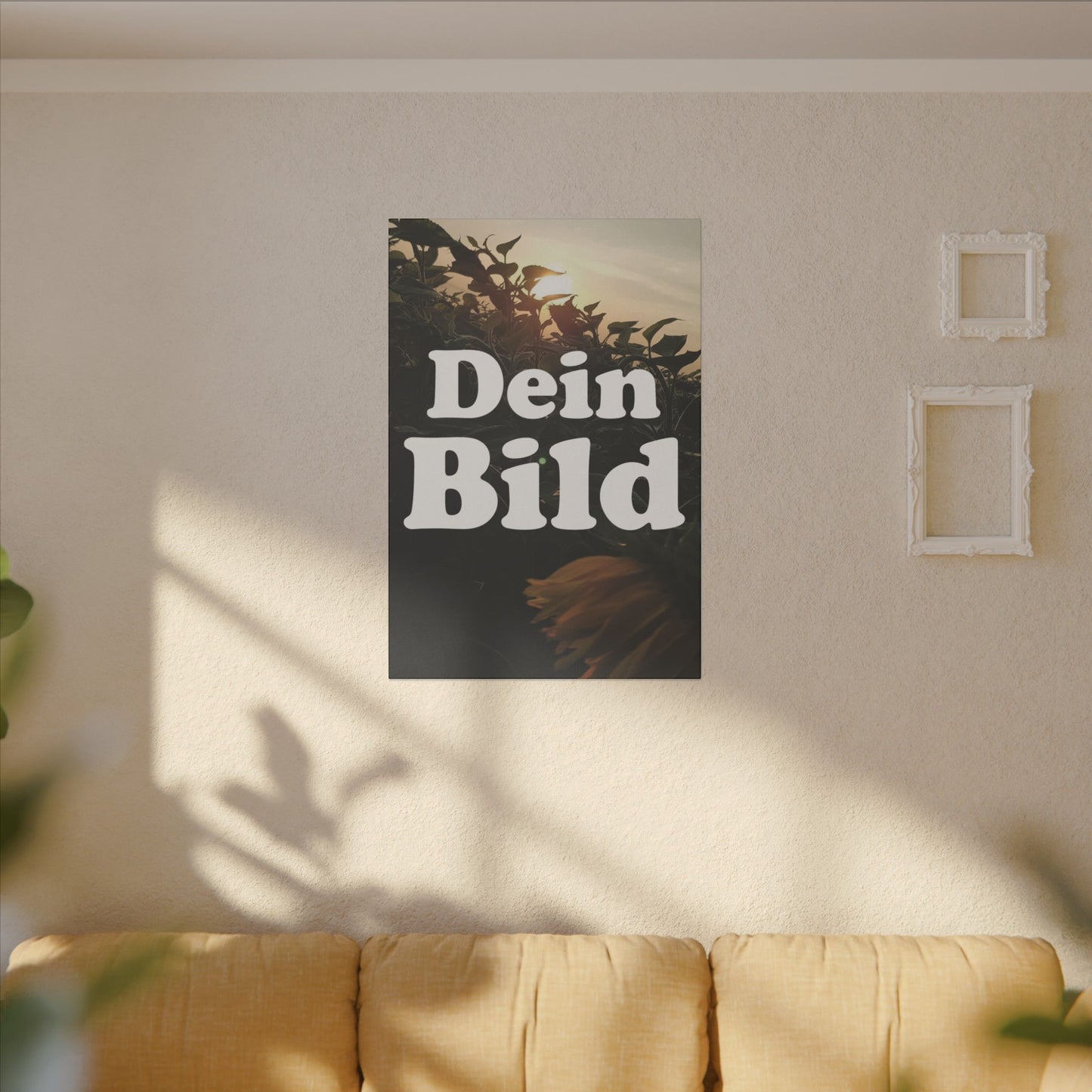 Leinwand mit eigenem Bild