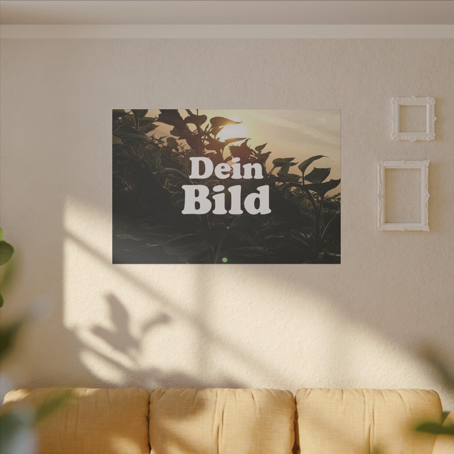 Leinwand mit eigenem Bild