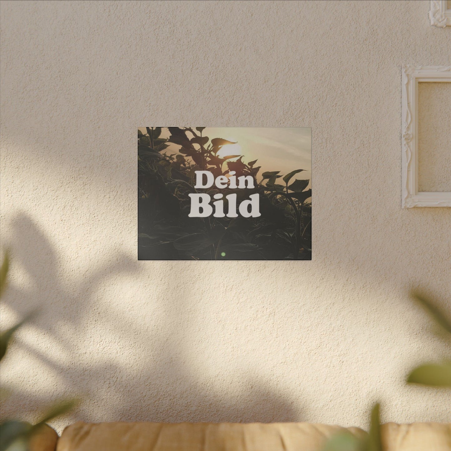Leinwand mit eigenem Bild