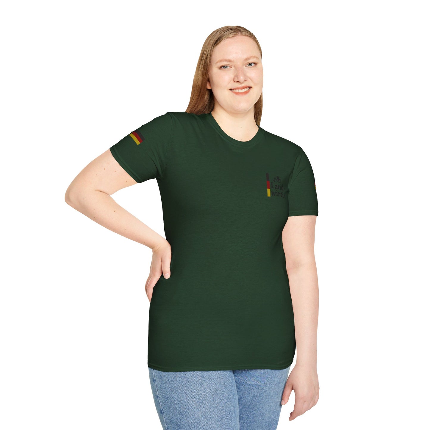 Deutsche Landwirtin T-shirt | Arbeitskleidung für deutsche Landwirtinnen