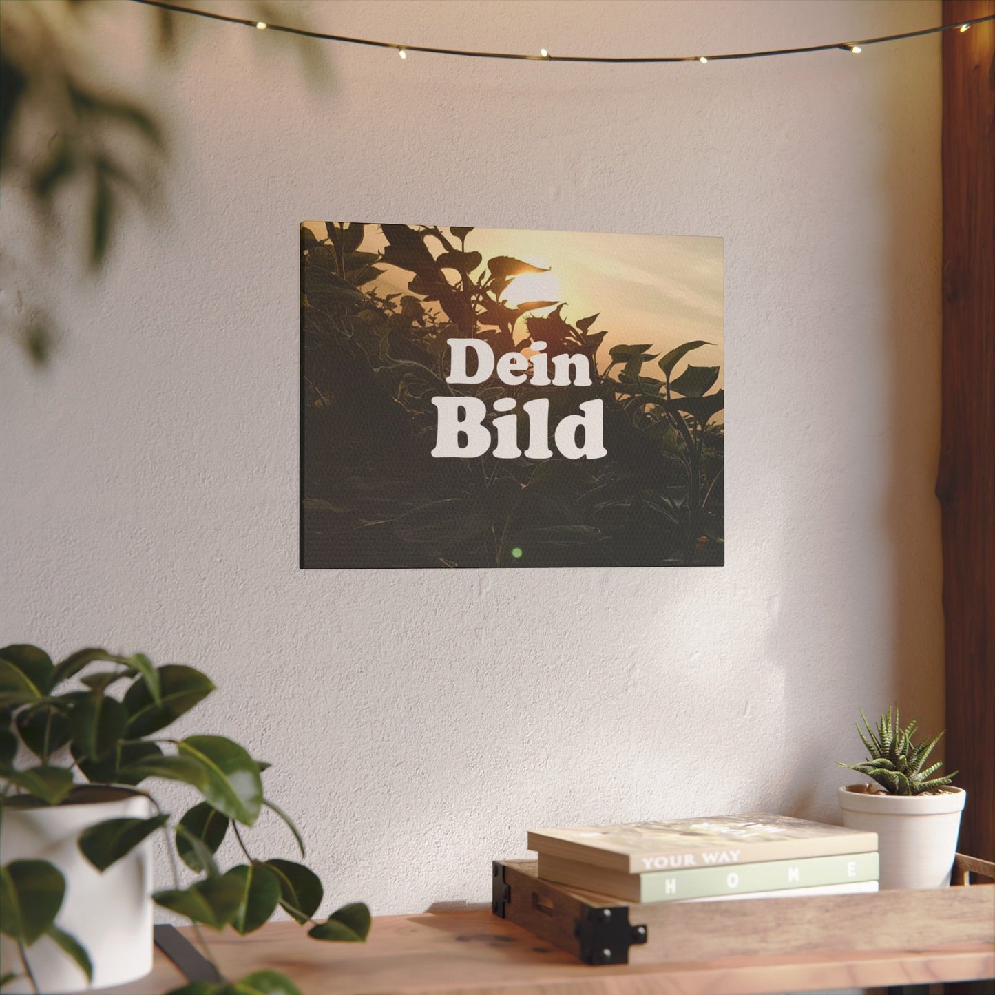 Leinwand mit eigenem Bild