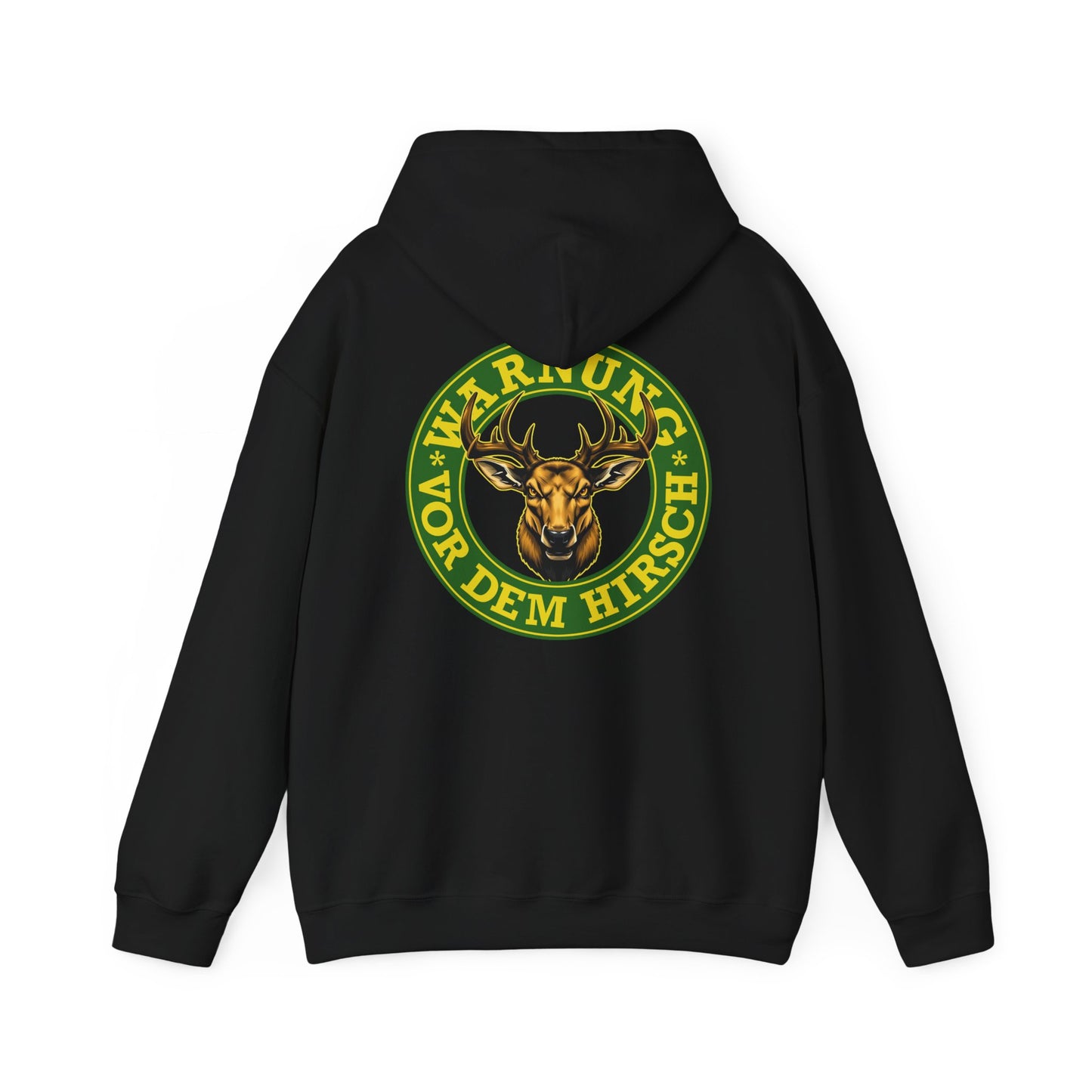 Warnung vor dem Hirsch - Backprint Hoodie