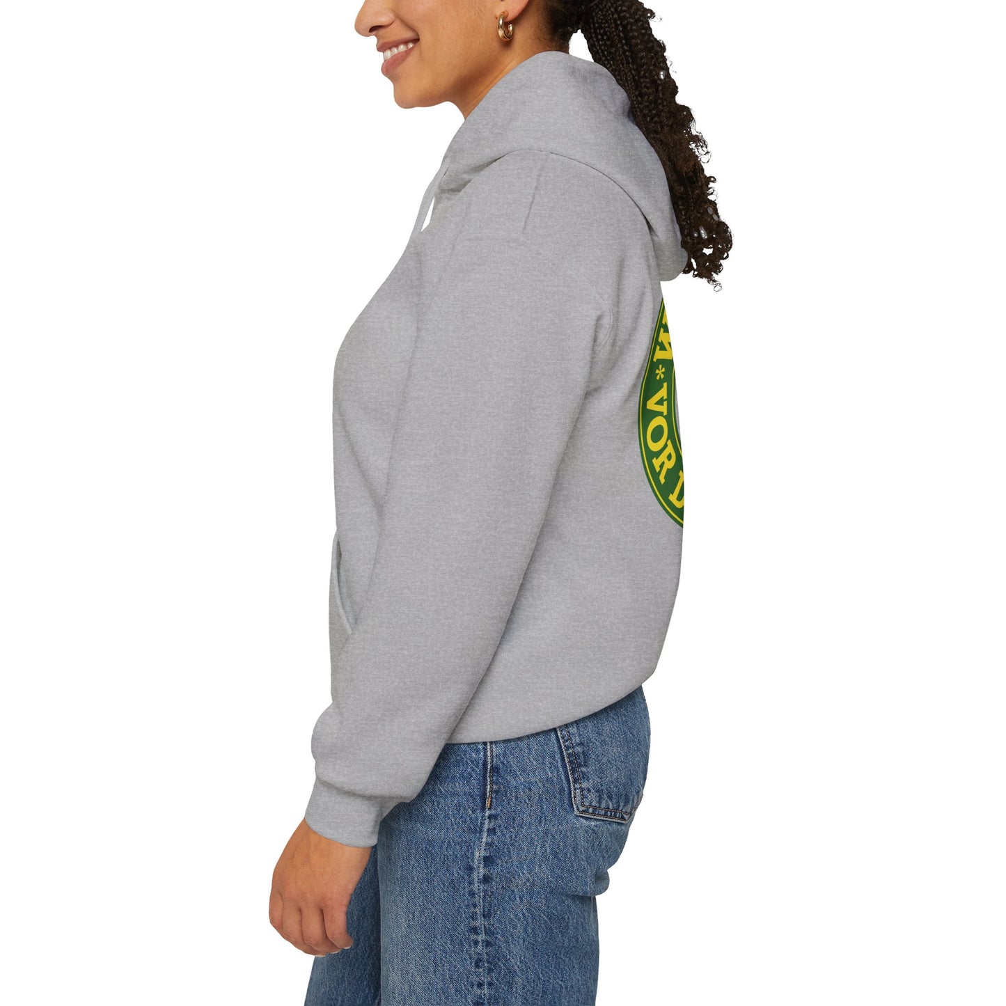 Warnung vor dem Hirsch - Backprint Hoodie