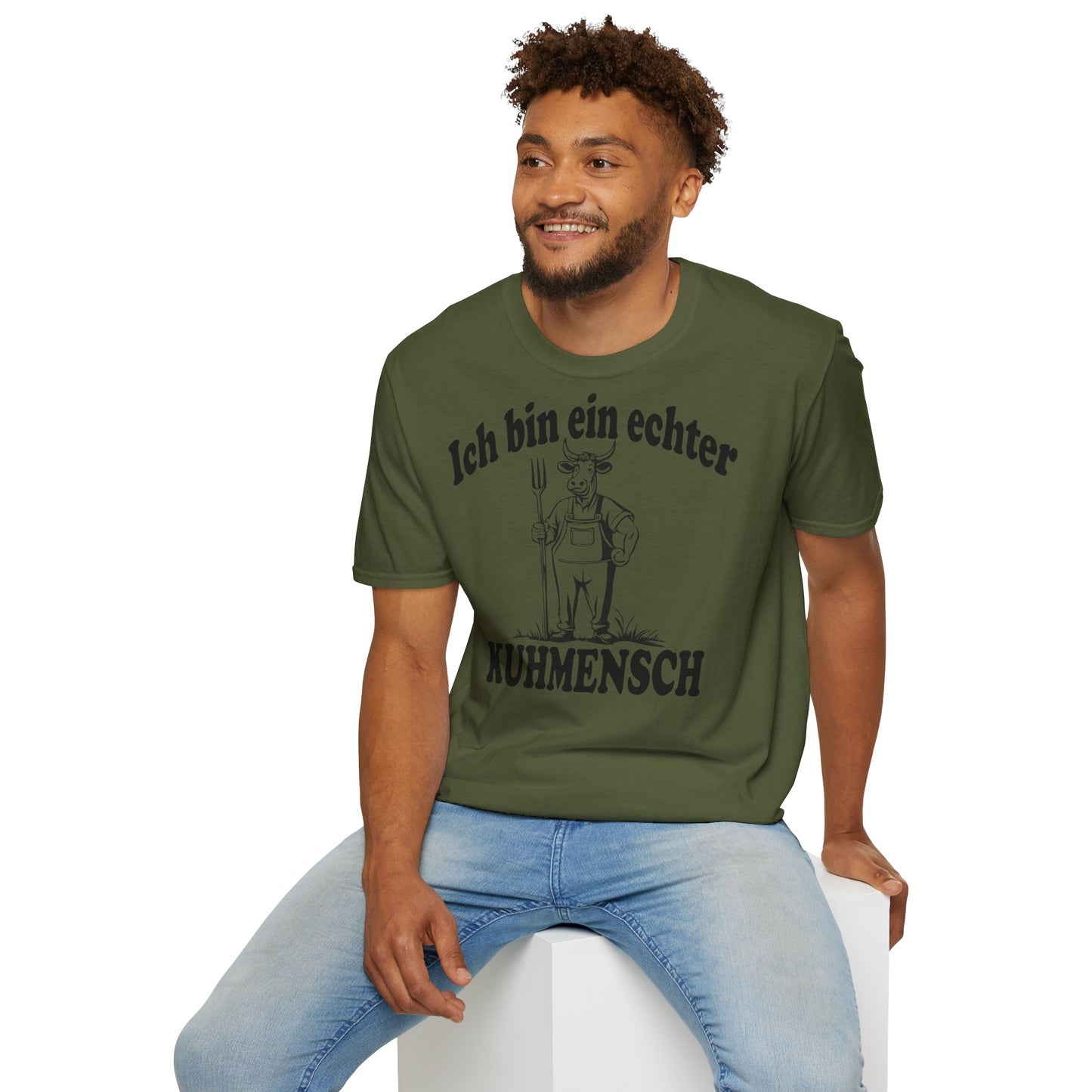 Ich bin ein echter Kuhmensch T-shirt
