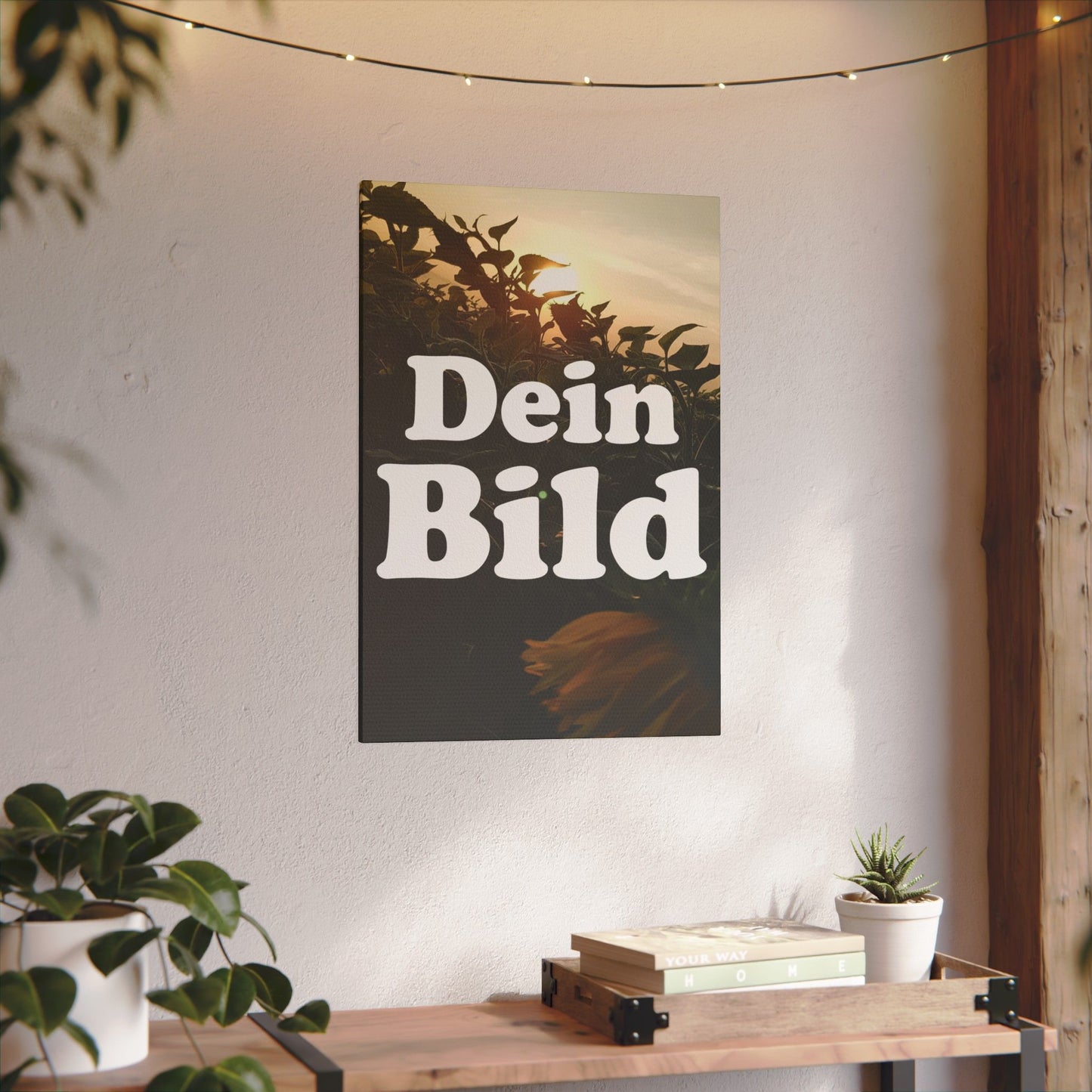 Leinwand mit eigenem Bild