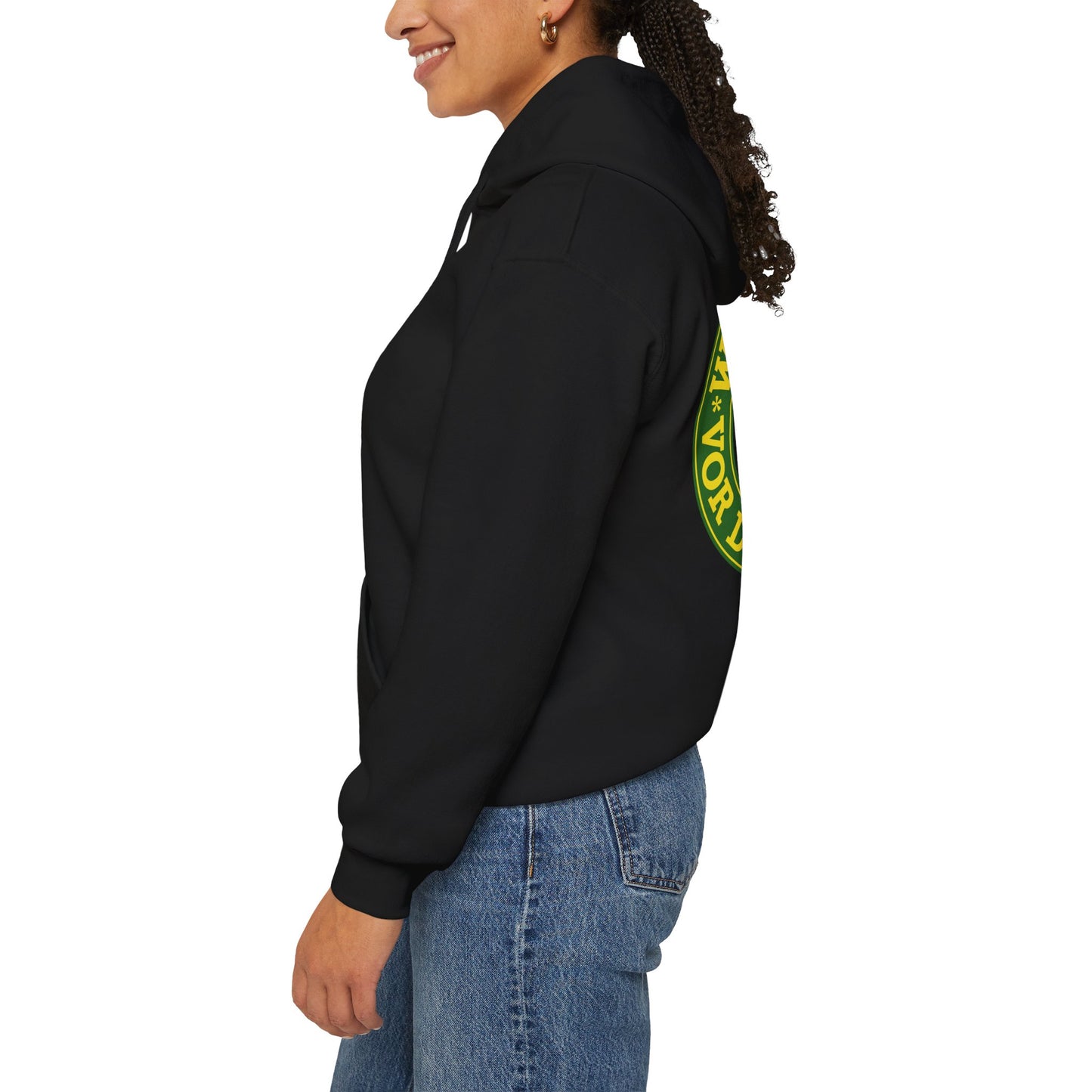 Warnung vor dem Hirsch - Backprint Hoodie