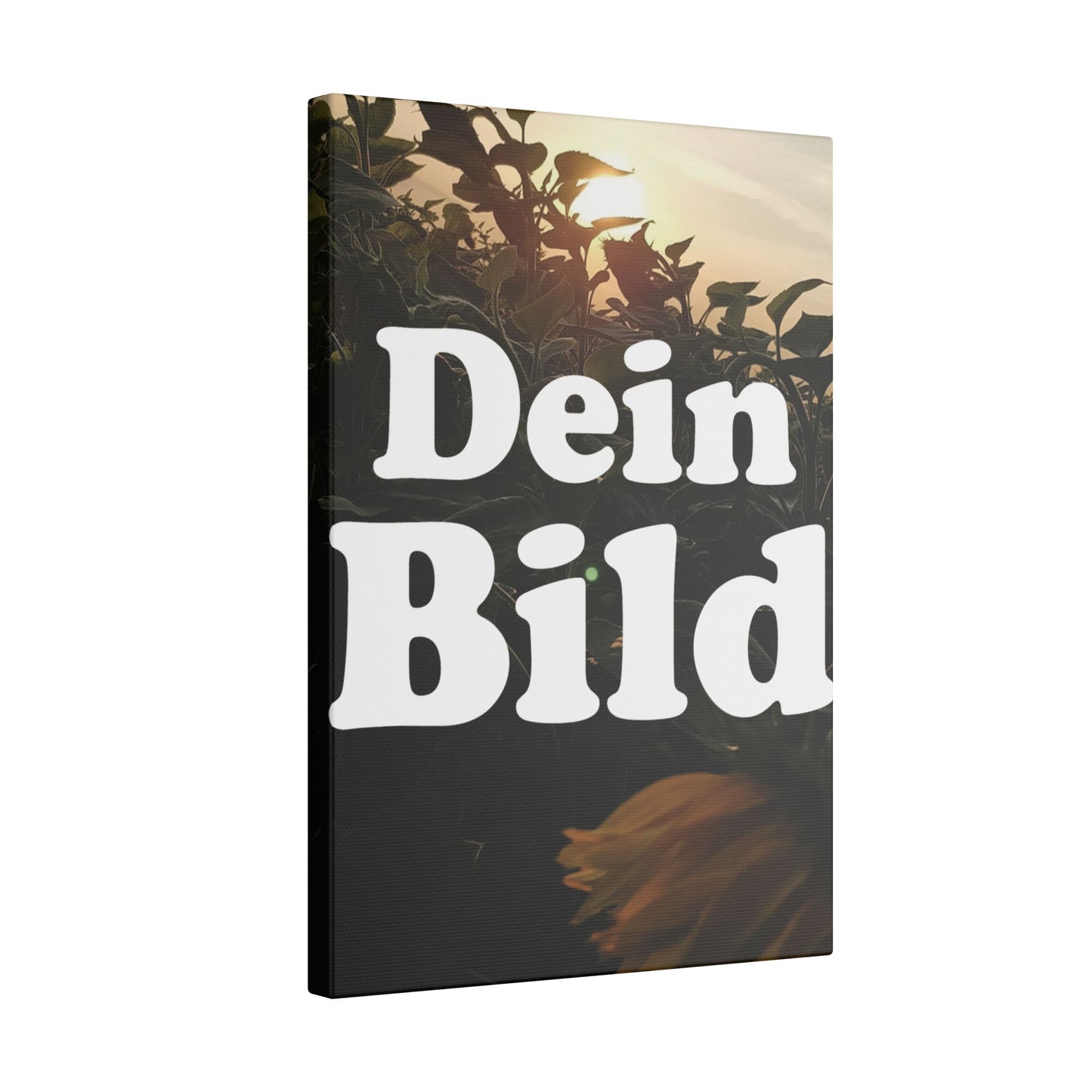 Leinwand mit eigenem Bild