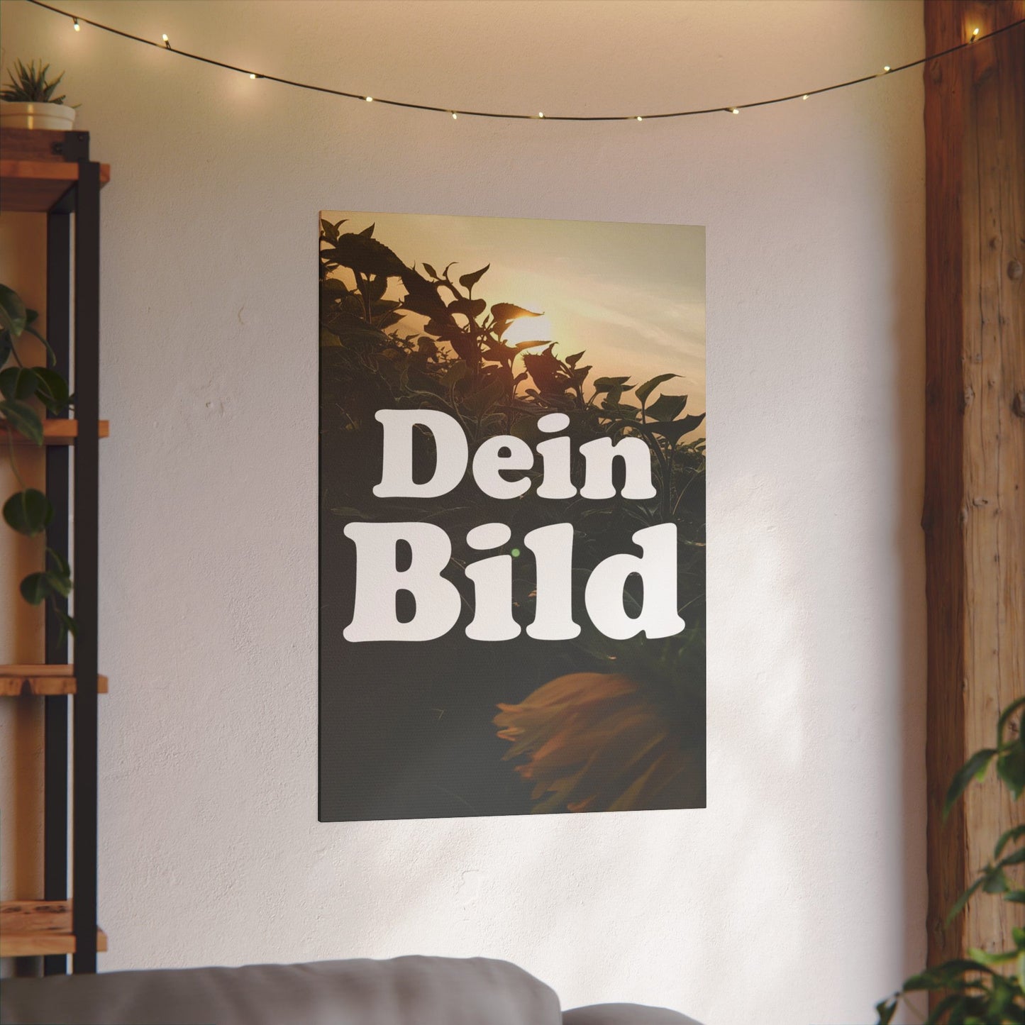 Leinwand mit eigenem Bild