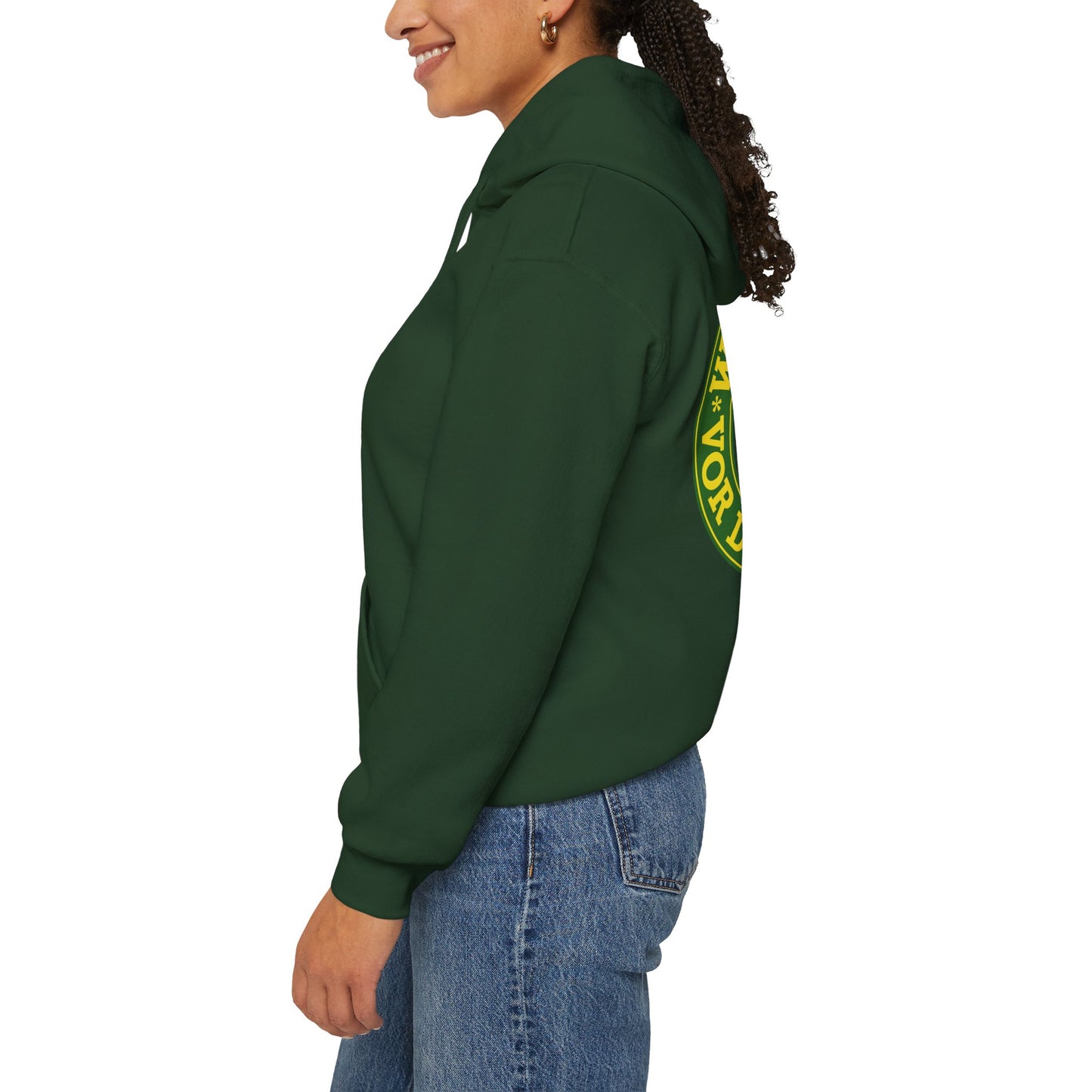 Warnung vor dem Hirsch - Backprint Hoodie