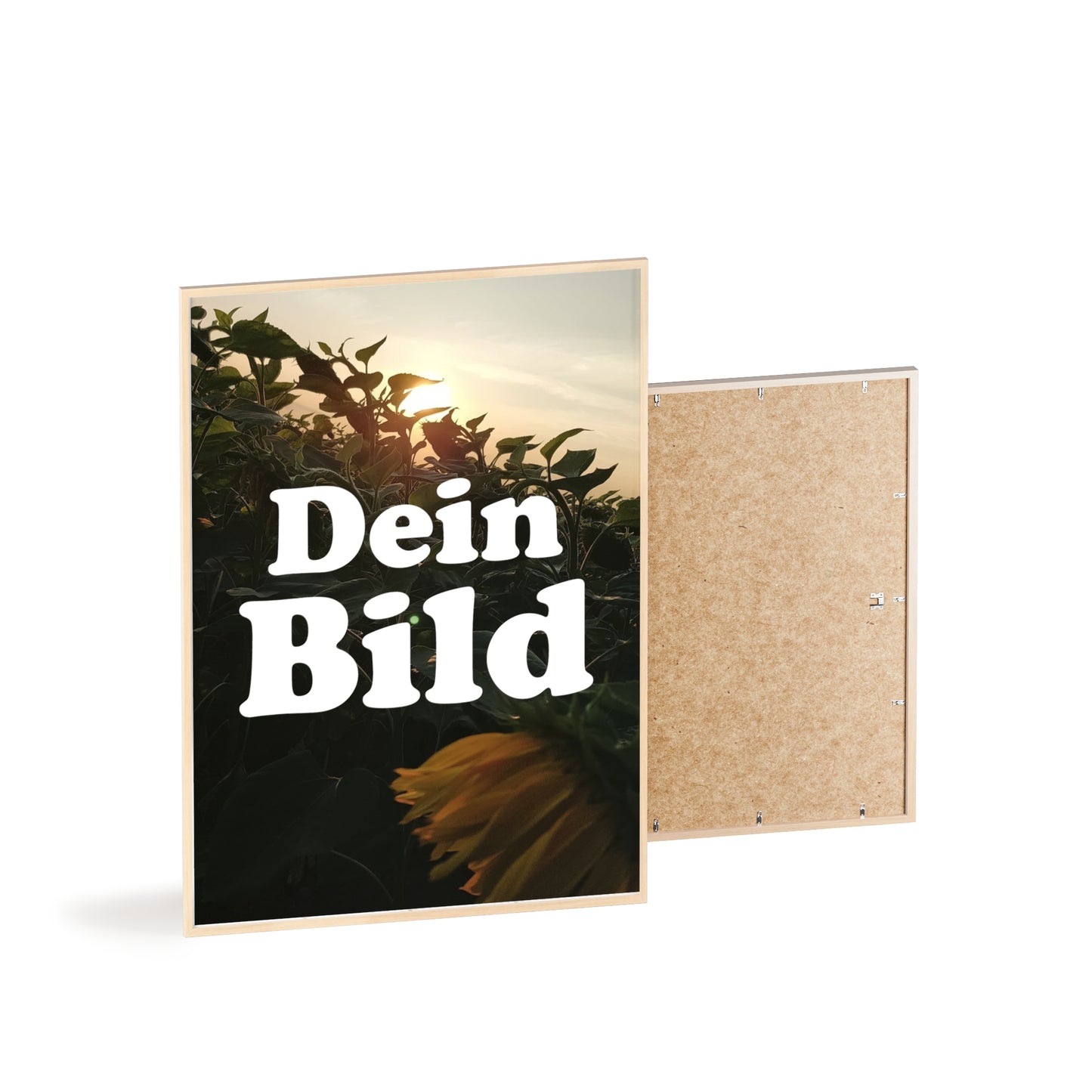 Personalisiertes Poster im Bilderrahmen