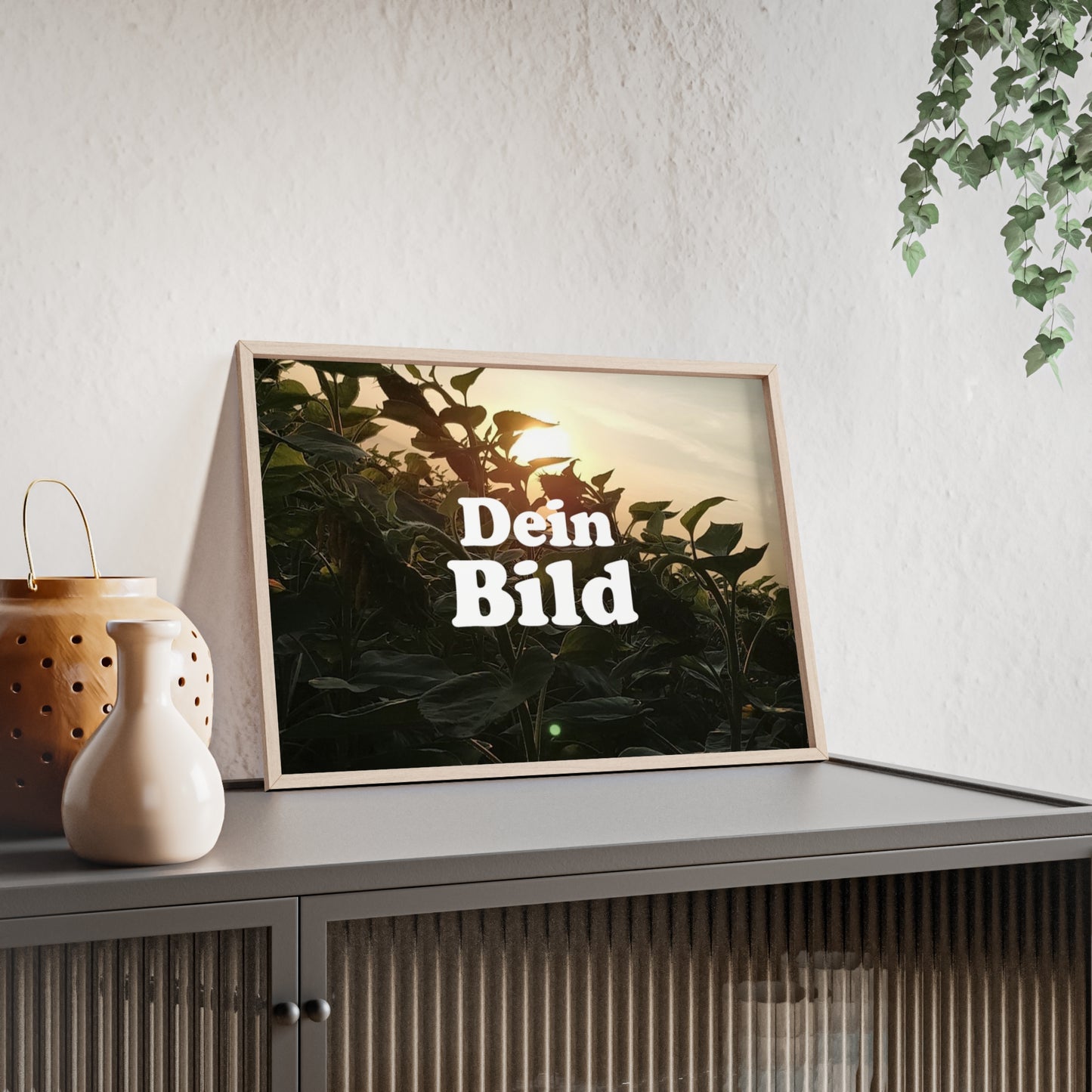 Personalisiertes Poster im Bilderrahmen