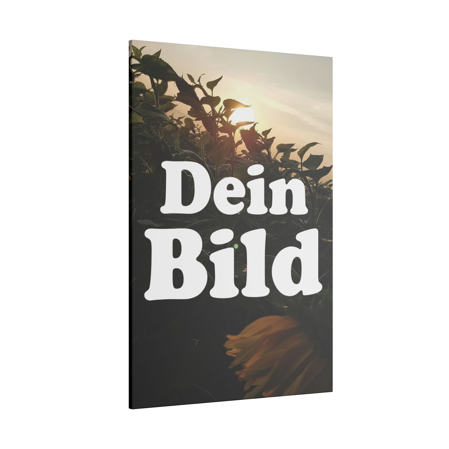 Leinwand mit eigenem Bild