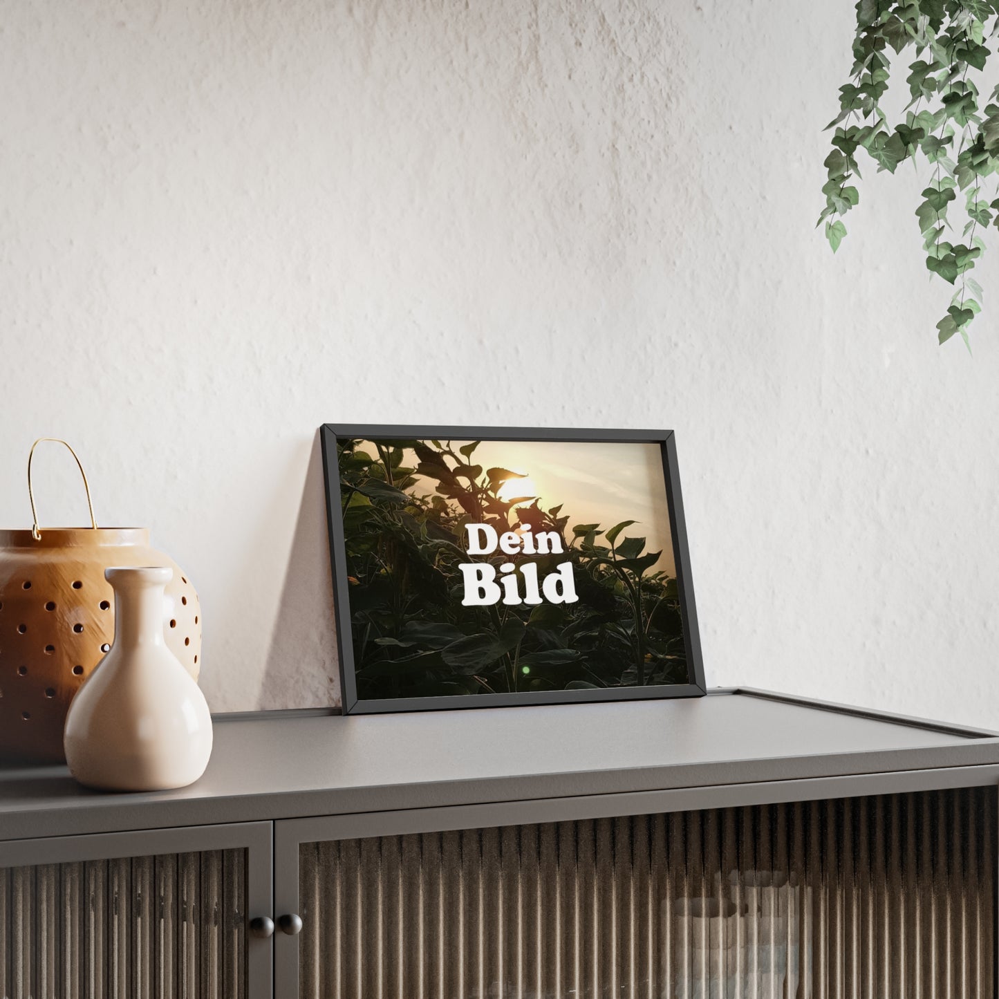 Personalisiertes Poster im Bilderrahmen